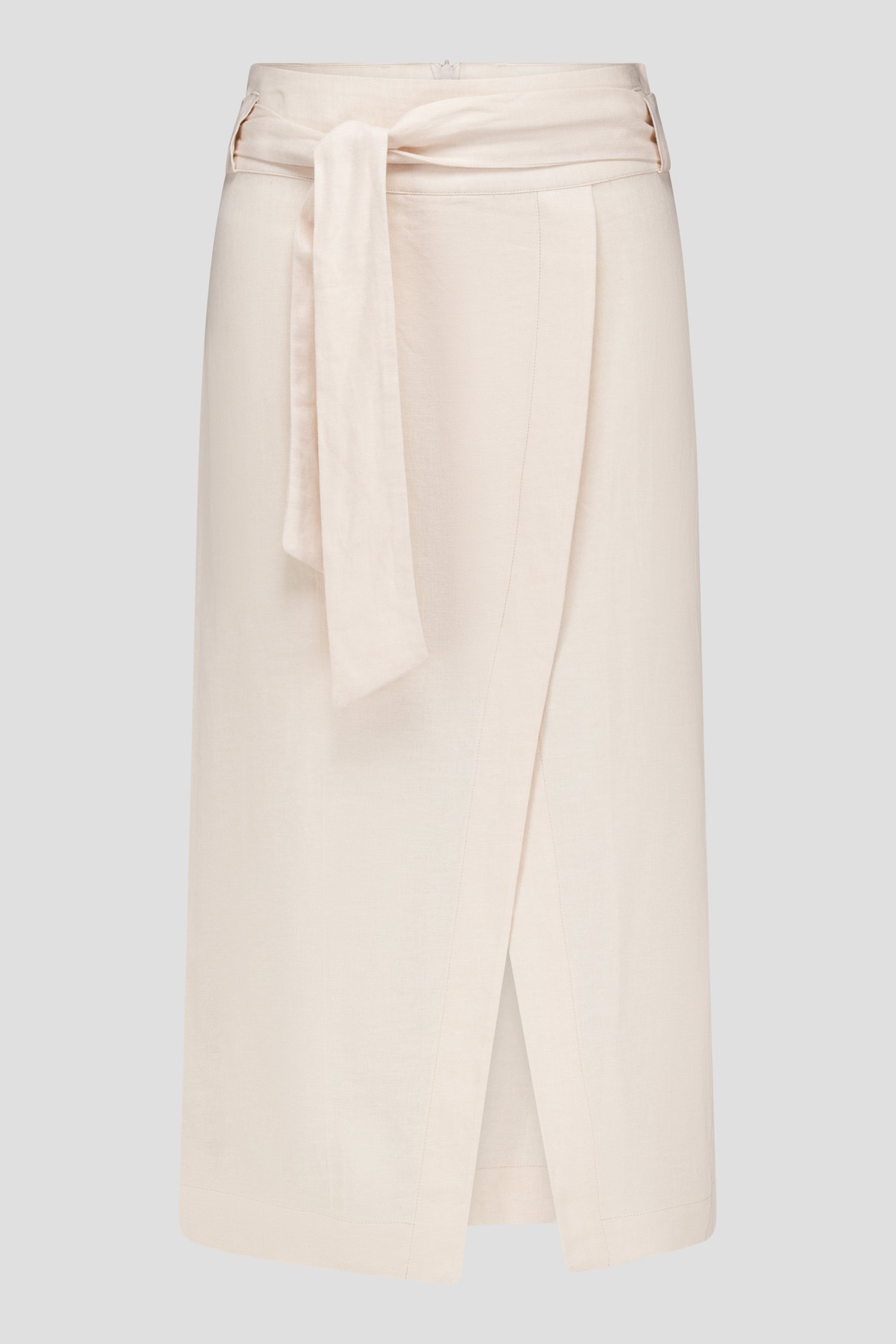 Lichtbeige rok met split van Liberty Loving nature voor Dames