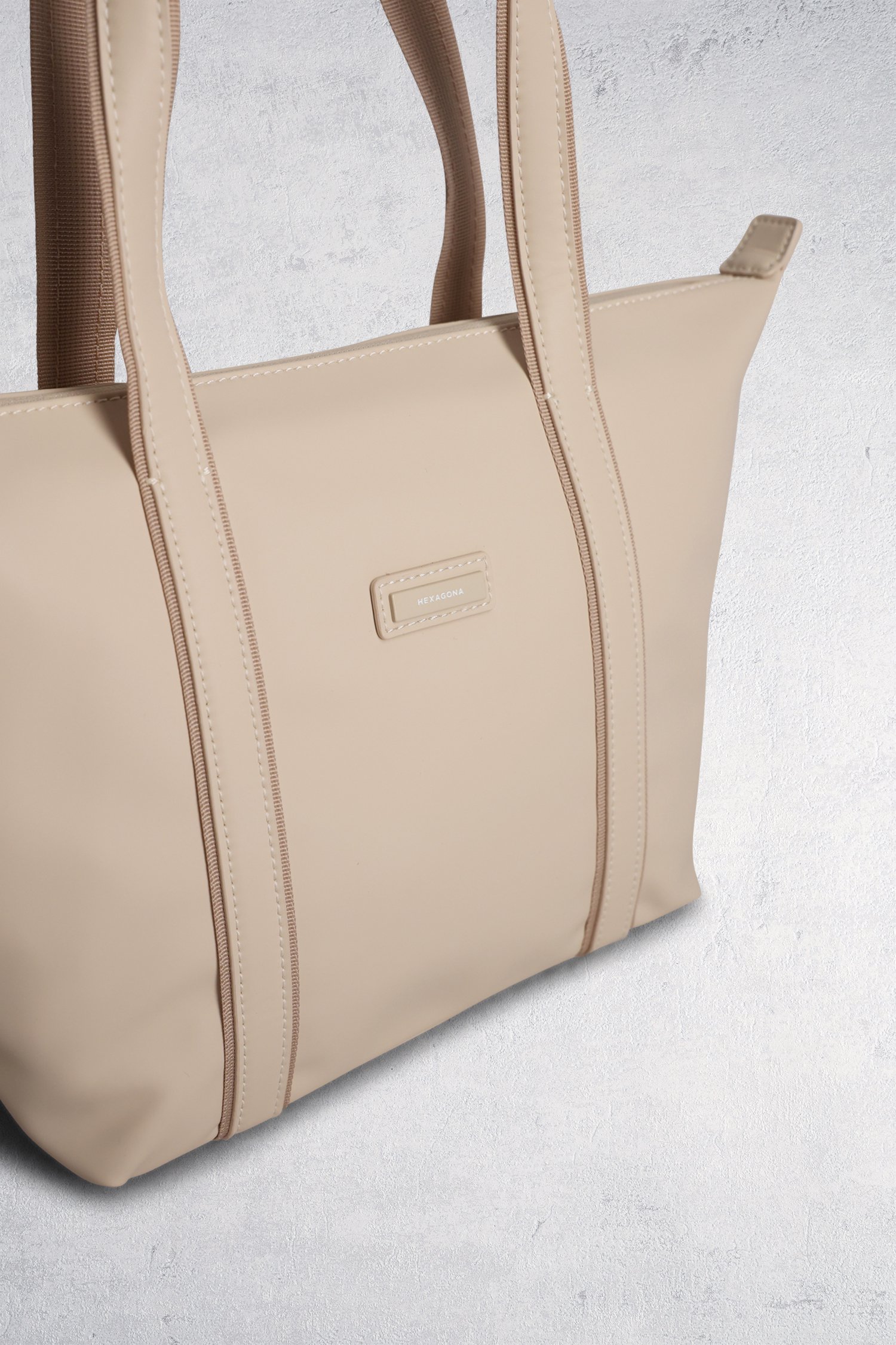 Productfoto 1 van Lichtbeige schoudertas door Hexagona voor Dames