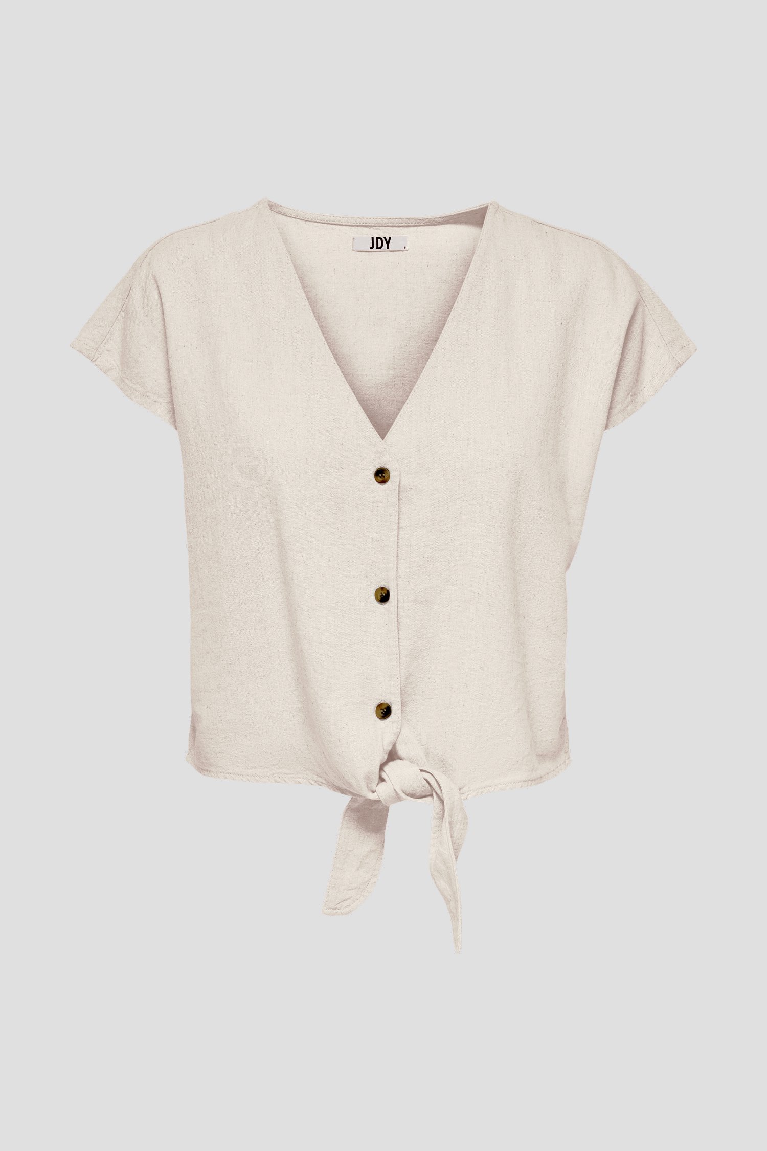 Lichtbeige top met linnen van JDY voor Dames