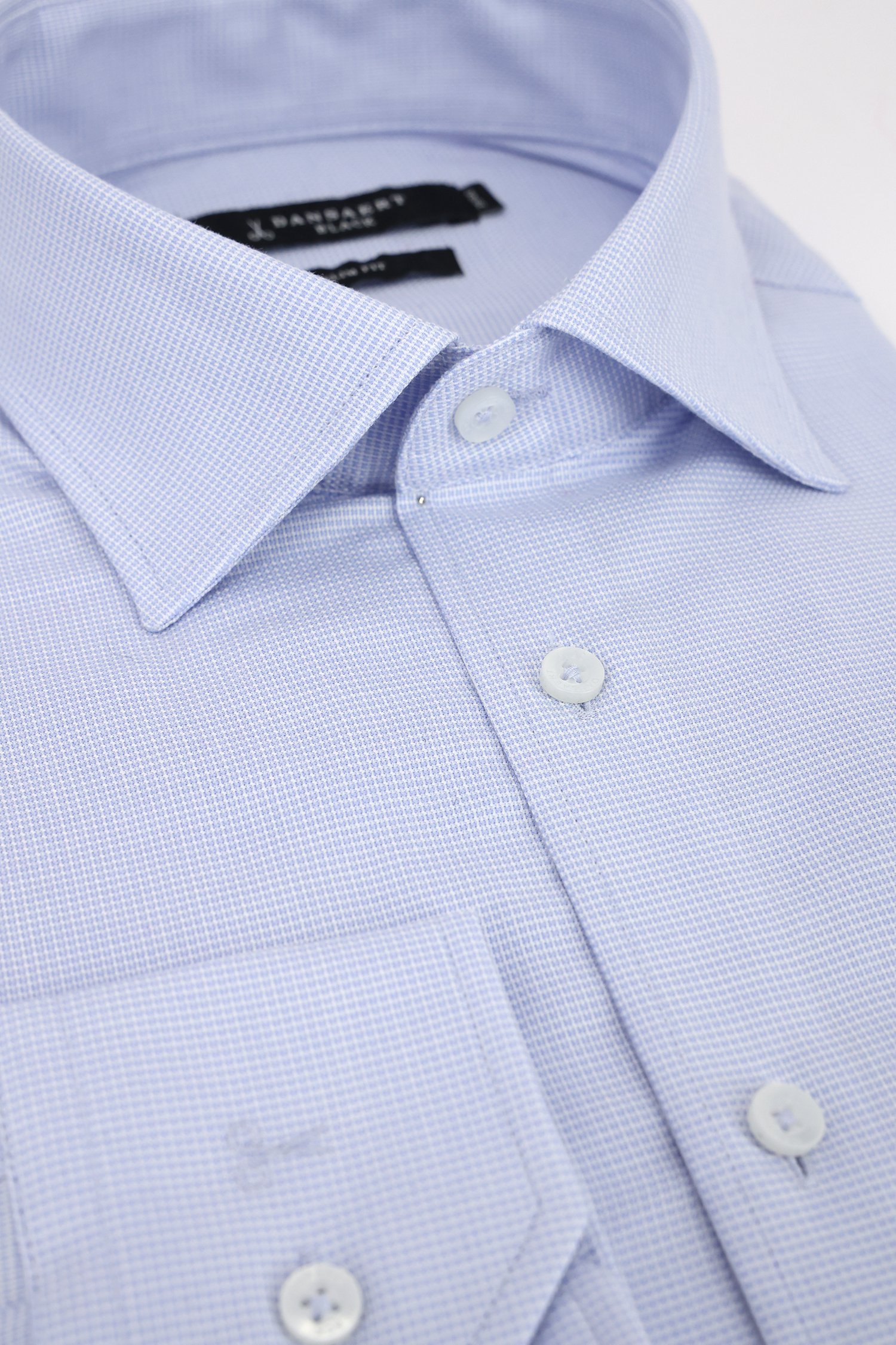 Lichtblauw hemd – slim fit van Dansaert Black voor Heren