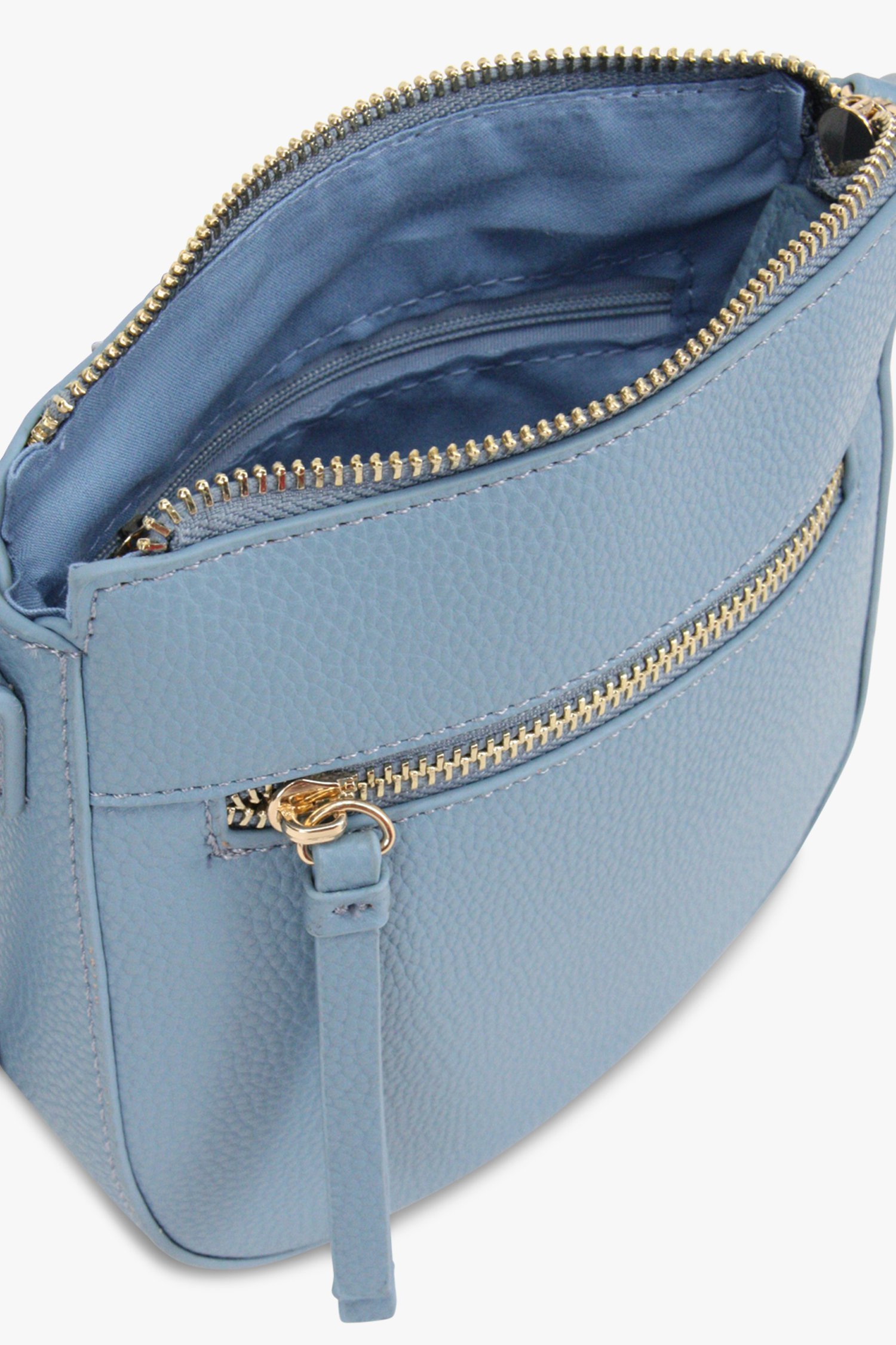 Lichtblauw schoudertasje van Modeno voor Dames
