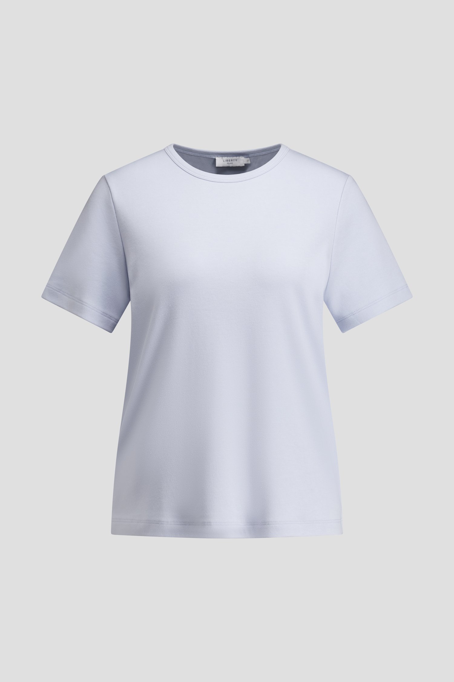 Productfoto 1 van Lichtblauw T-shirt met ronde hals door Liberty Island voor Dames