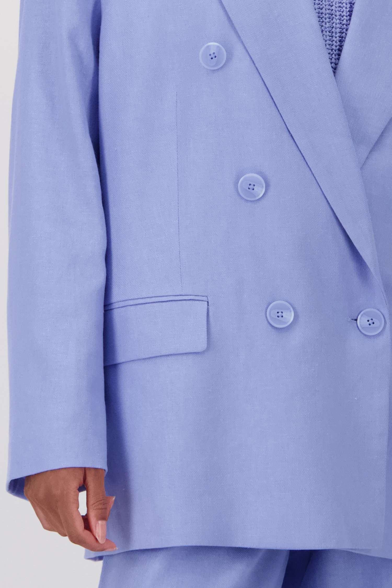 Extra foto 1 van Lichtblauwe blazer door Louise voor Dames