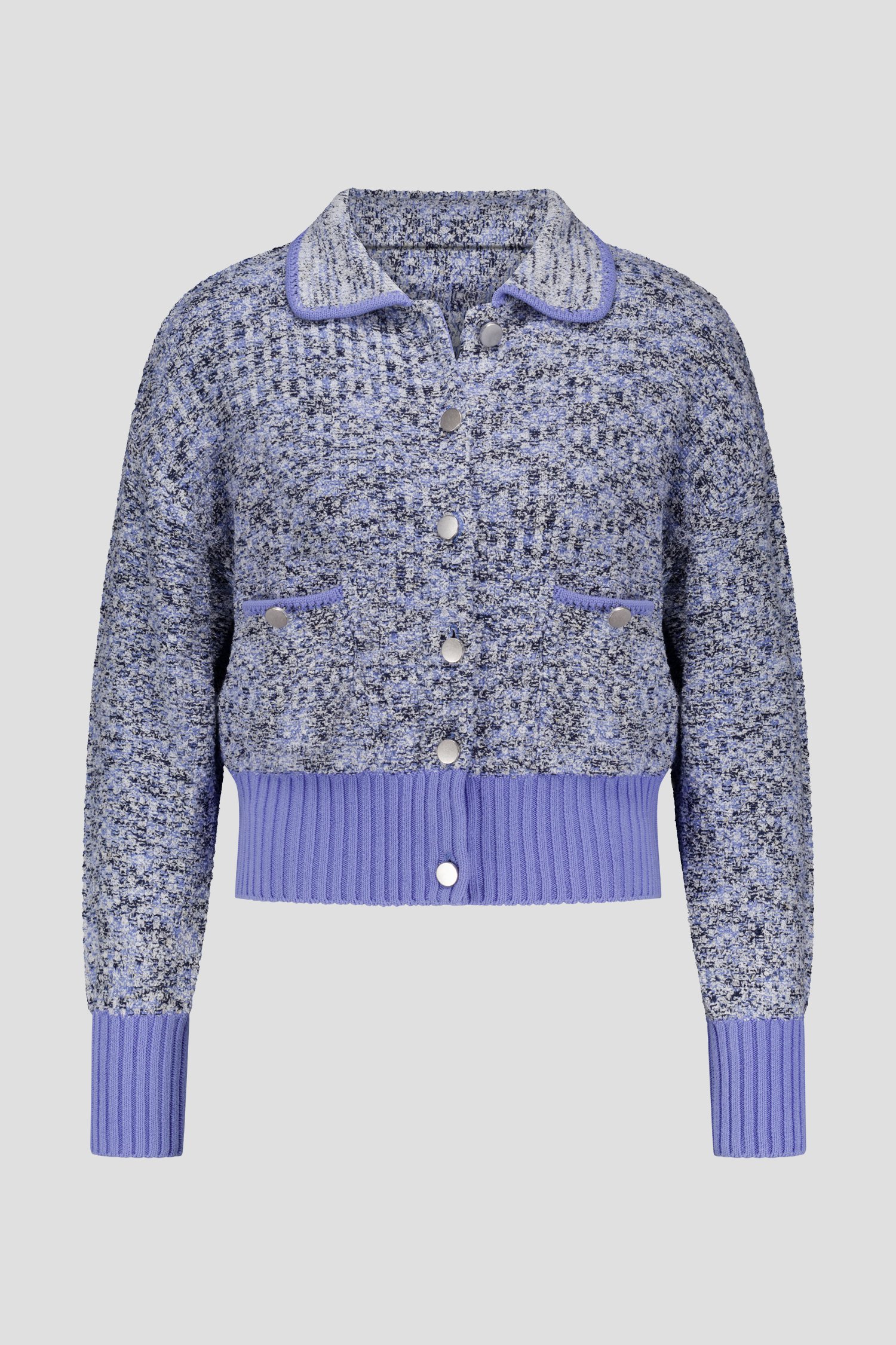 Lichtblauwe gebreide cardigan van Louise voor Dames