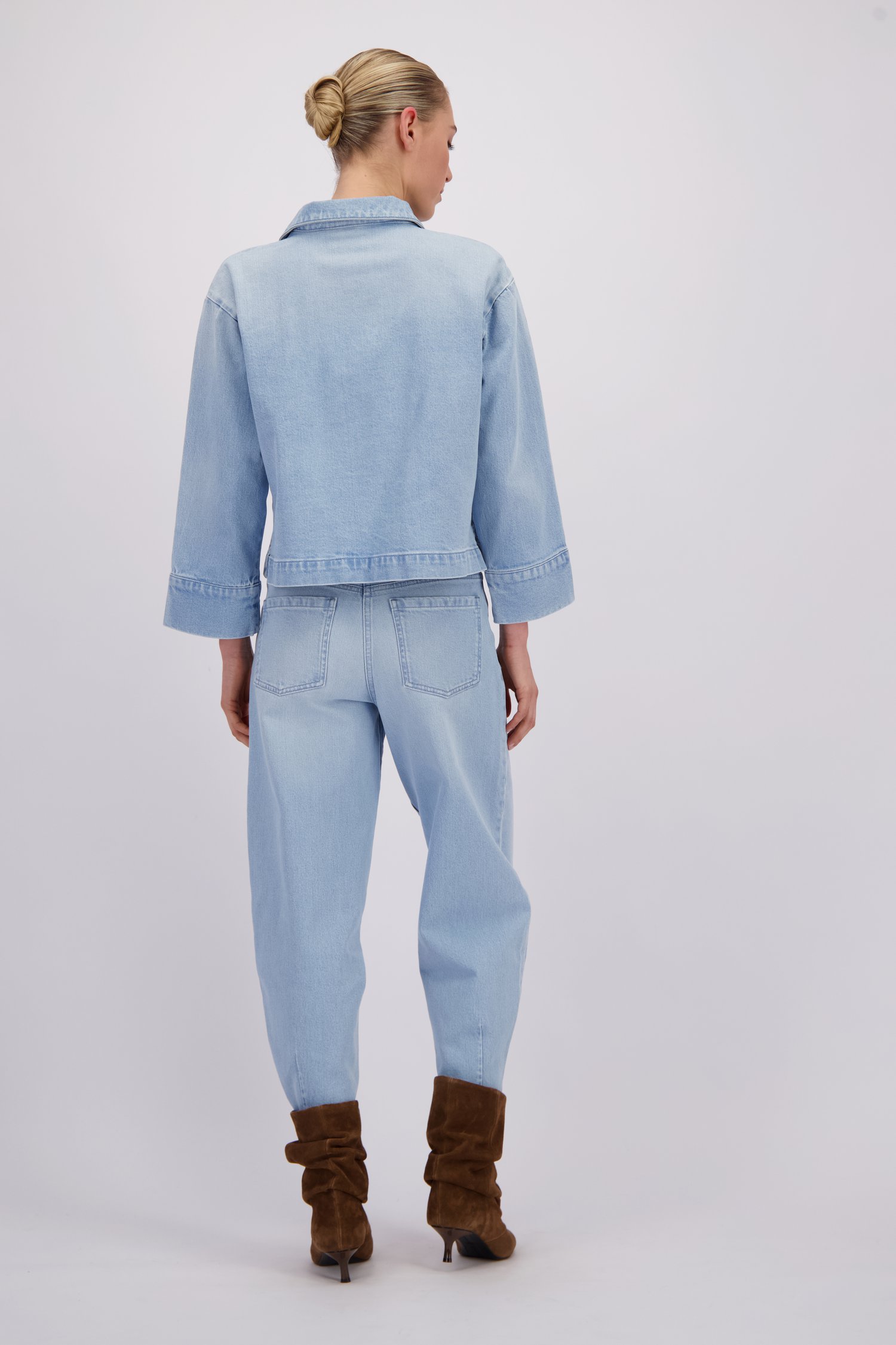 Extra foto 2 van Lichtblauwe jeans - barrel fit door Liberty Island Denim voor Dames