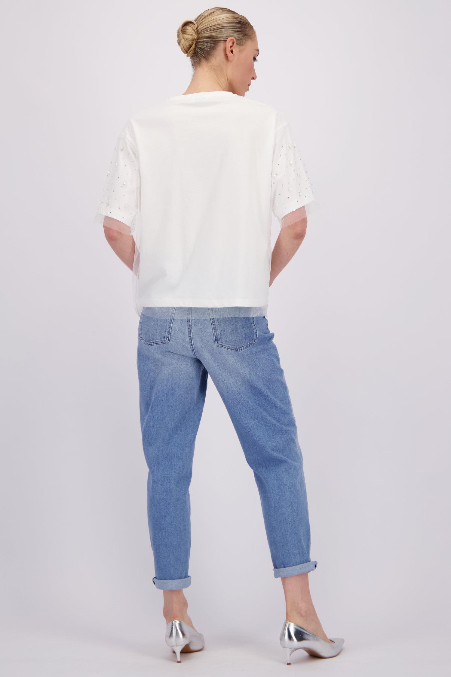 Extra foto 2 van Lichtblauwe jeans - Marley - Mom fit door Liberty Island Denim voor Dames