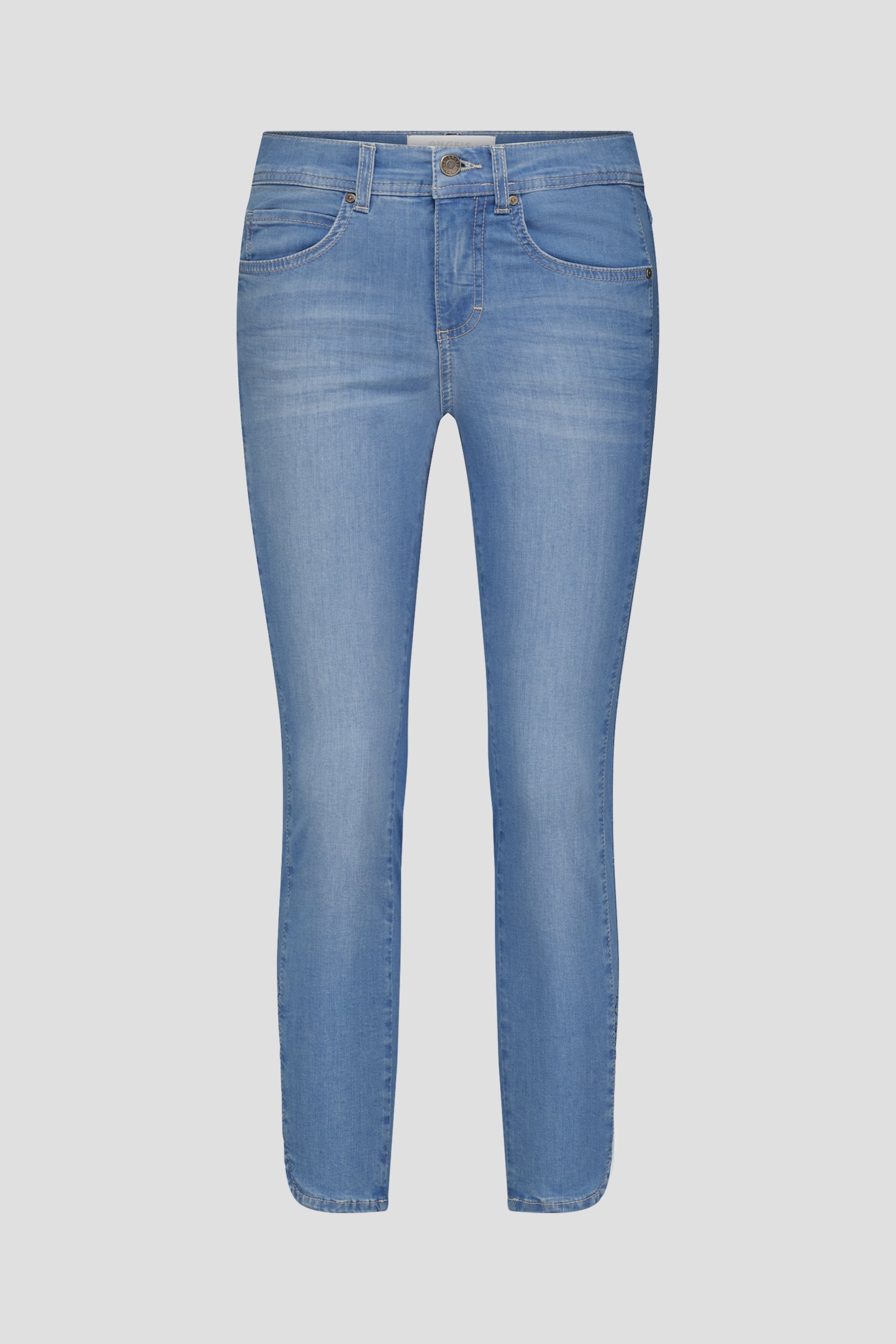 Lichtblauwe jeans met 7/8 lengte - Slim fit  van Angels voor Dames