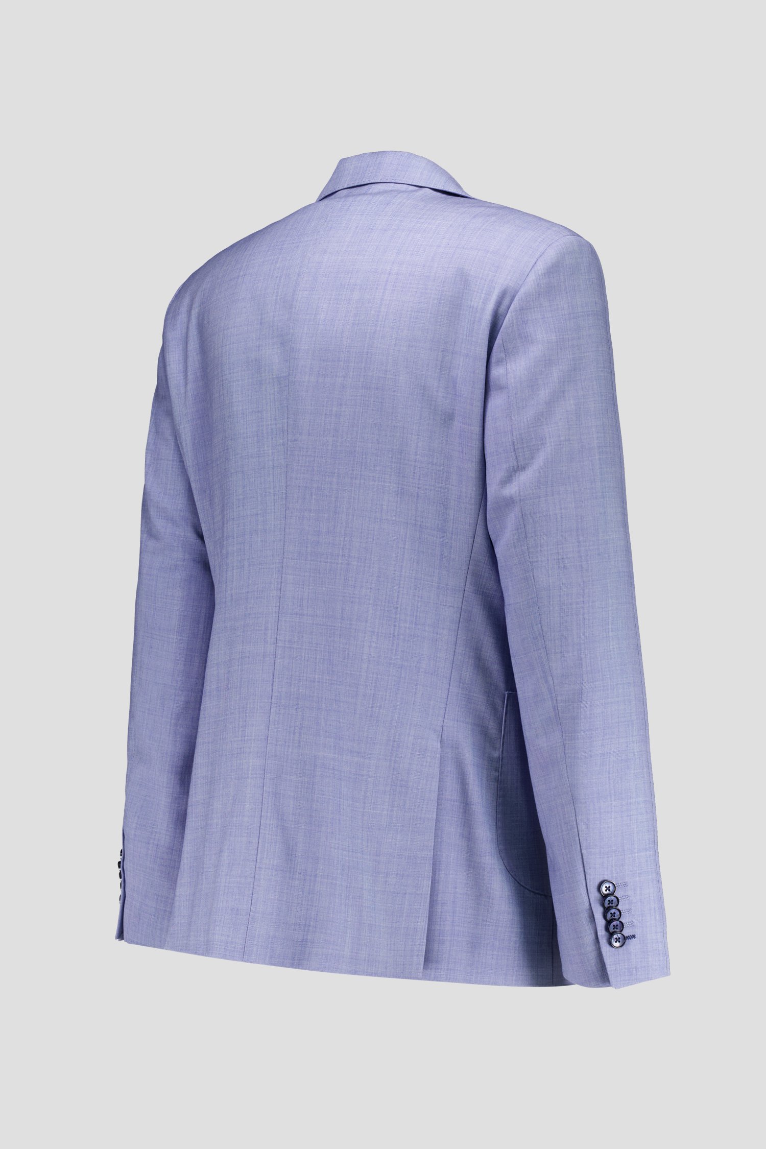 Lichtblauwe kostuumvest – Slim fit  van Dansaert Black voor Heren