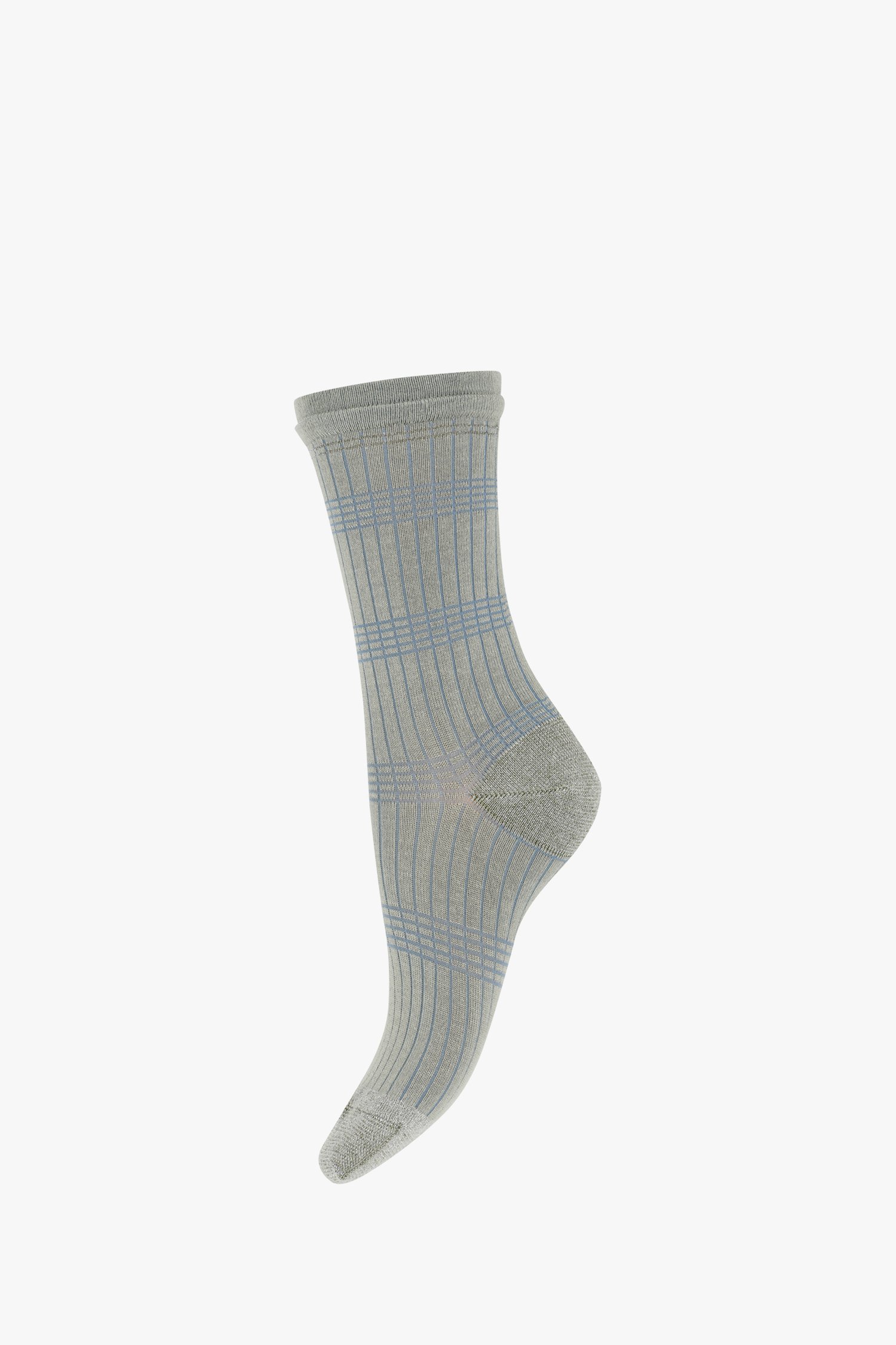 Lichtblauwe sokken met streepjes van MP Denmark voor Dames
