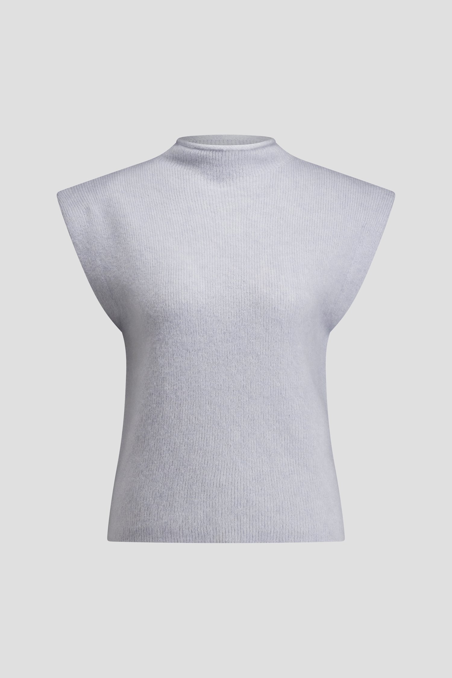 Productfoto 1 van Lichtblauwe trui zonder mouwen door Louise voor Dames