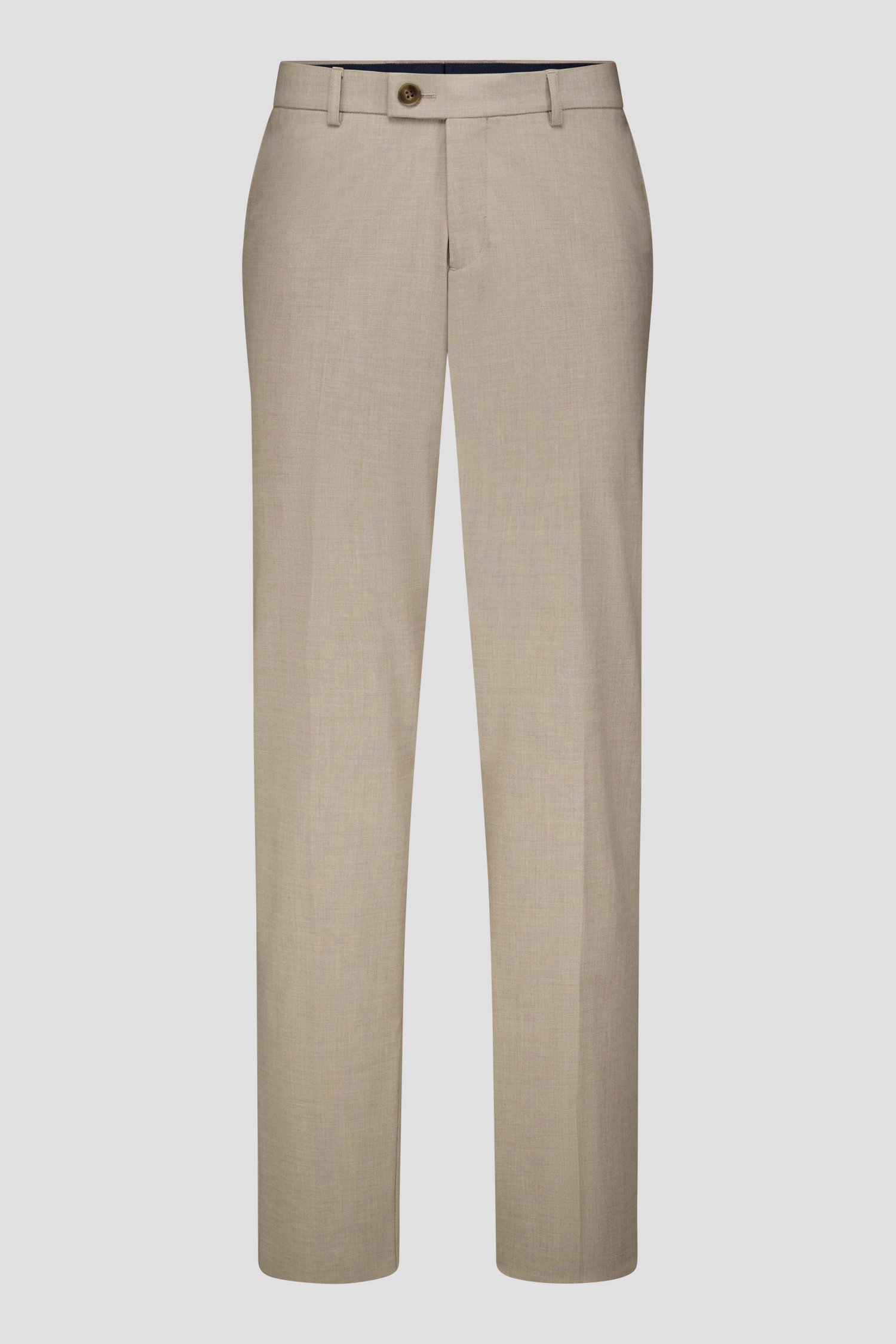 Productfoto 1 van Lichtbruine kostuumbroek - Comfort fit door Dansaert Black voor Heren