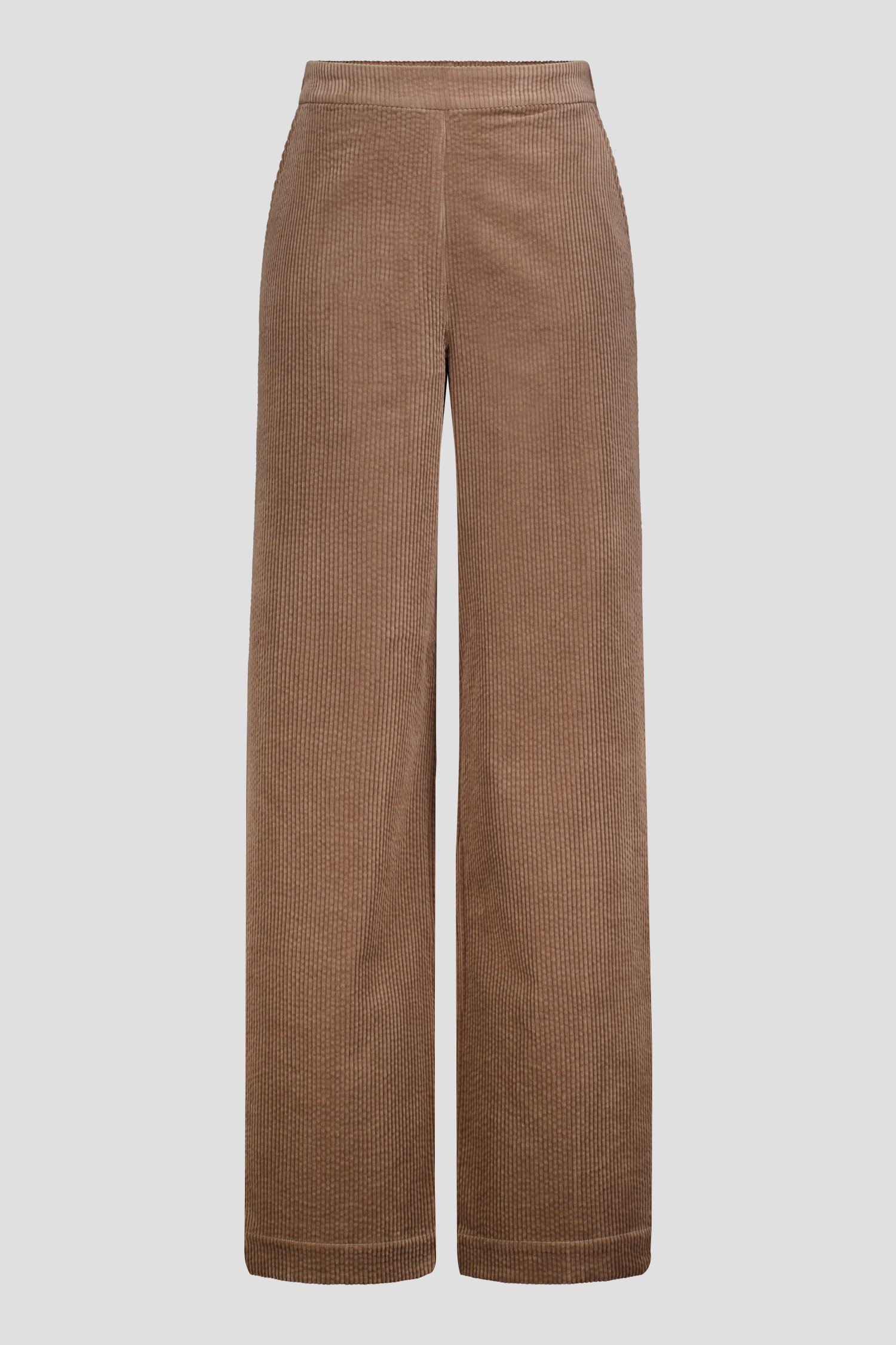 Productfoto 1 van Lichtbruine losse broek in corduroy door Libelle voor Dames