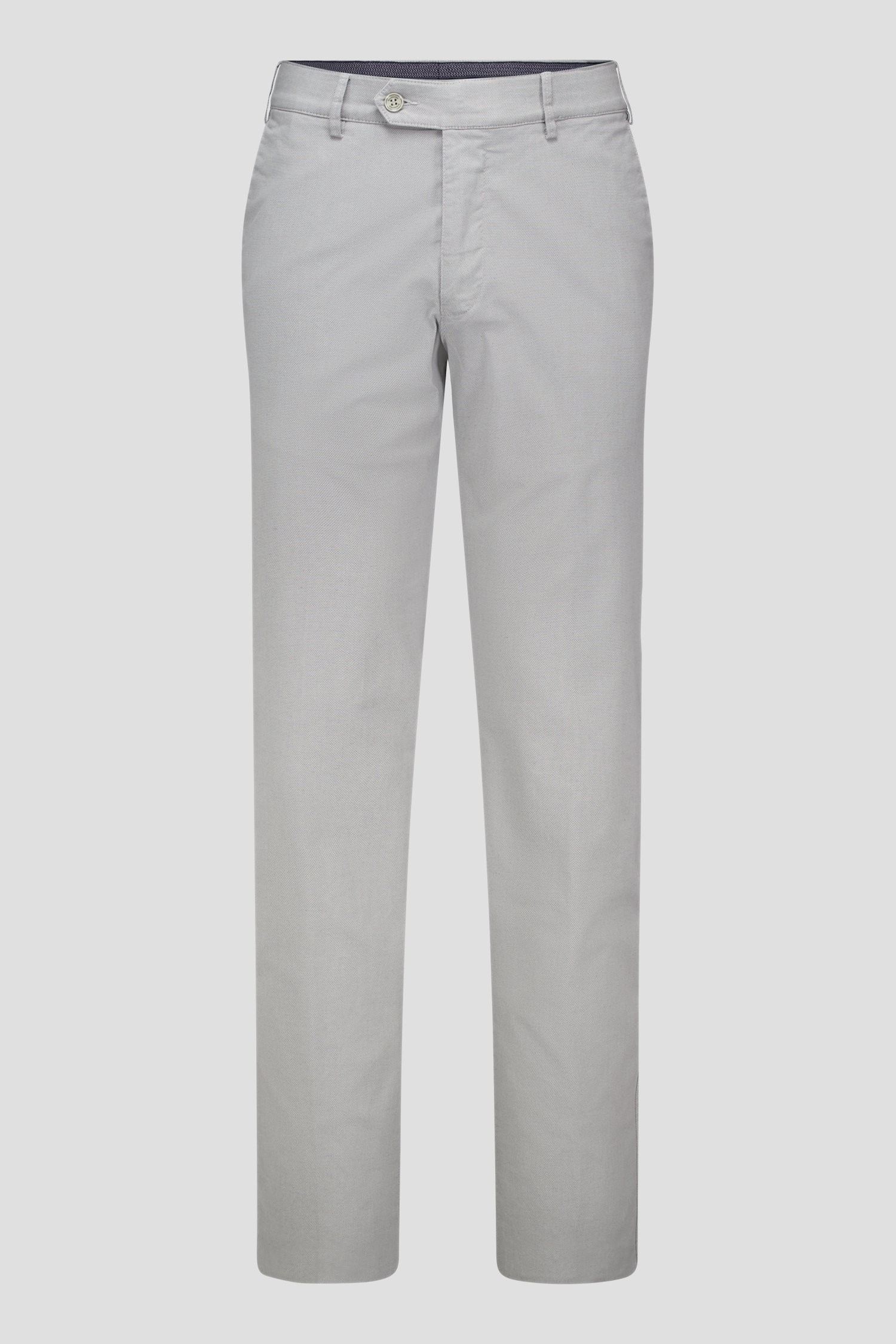 Lichtgrijze chino - Vancouver - Regular fit van Brassville voor Heren