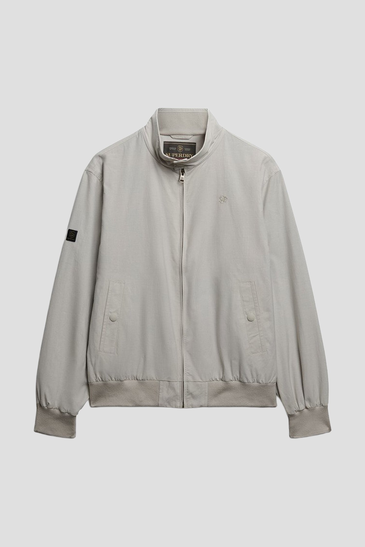 Productfoto 1 van Lichtgrijze comfortabele jas door Superdry voor Heren