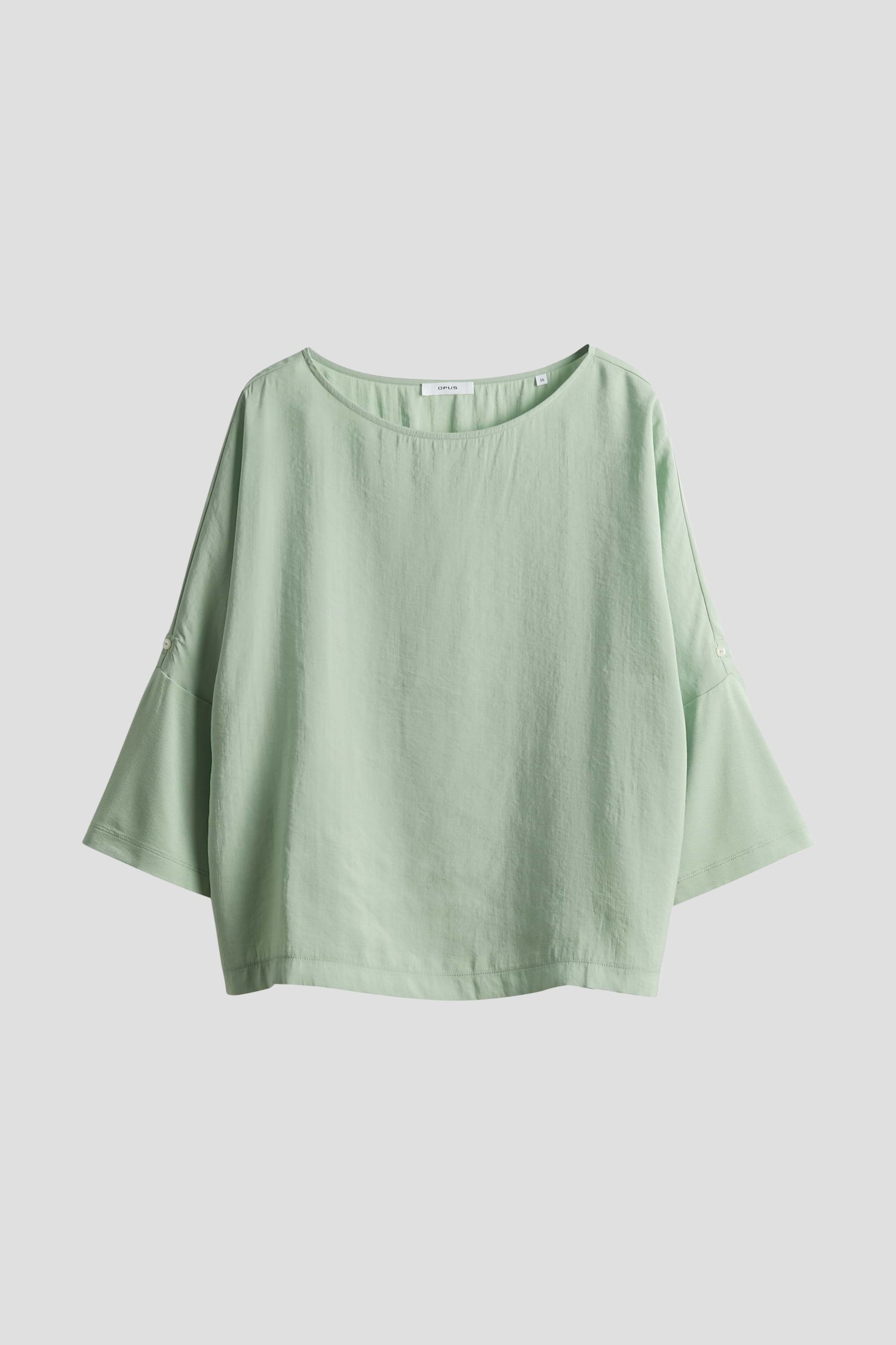 Lichtgroene blouse met vleermuismouwen van Opus voor Dames