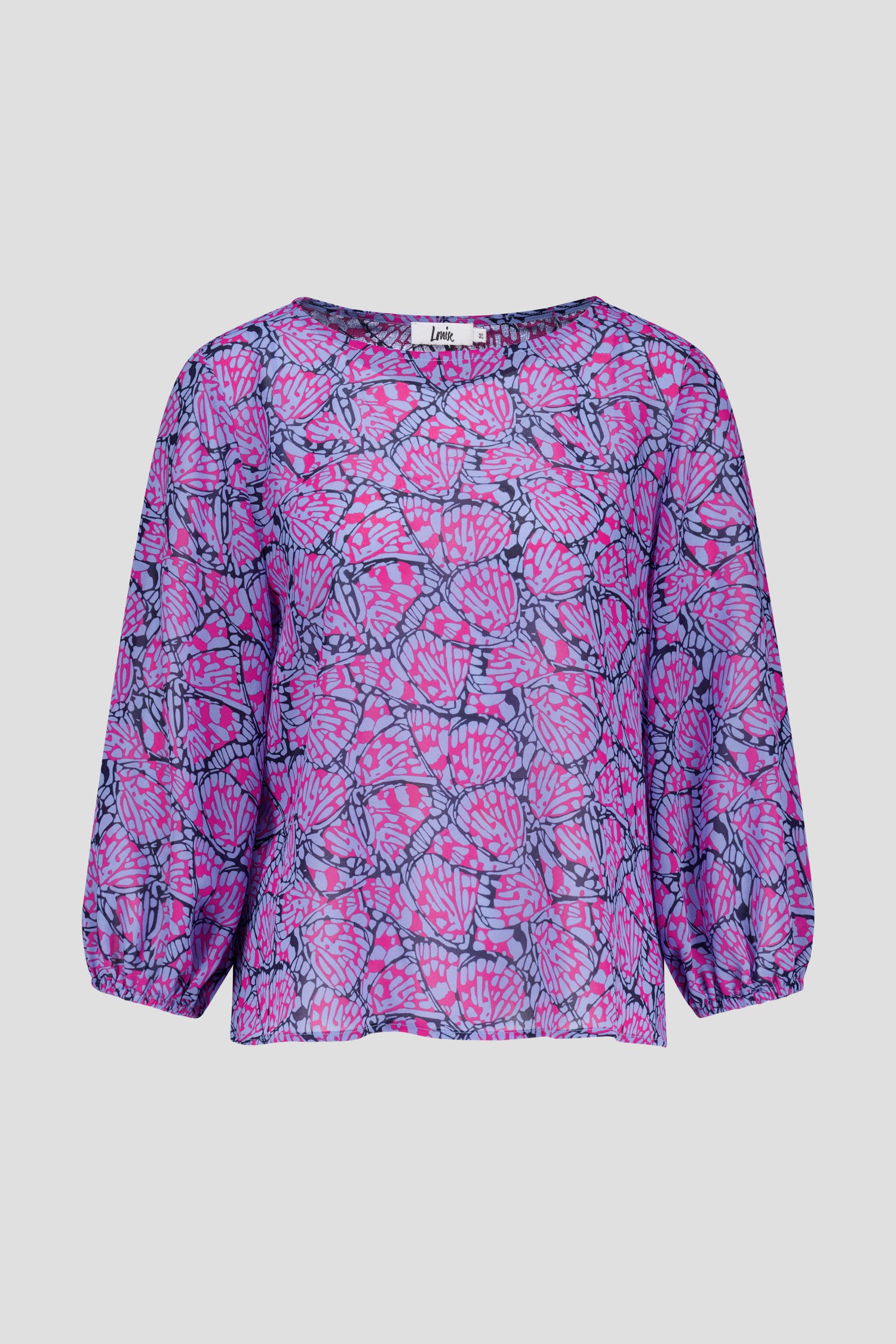 Lichtpaarse blouse met print van Louise voor Dames