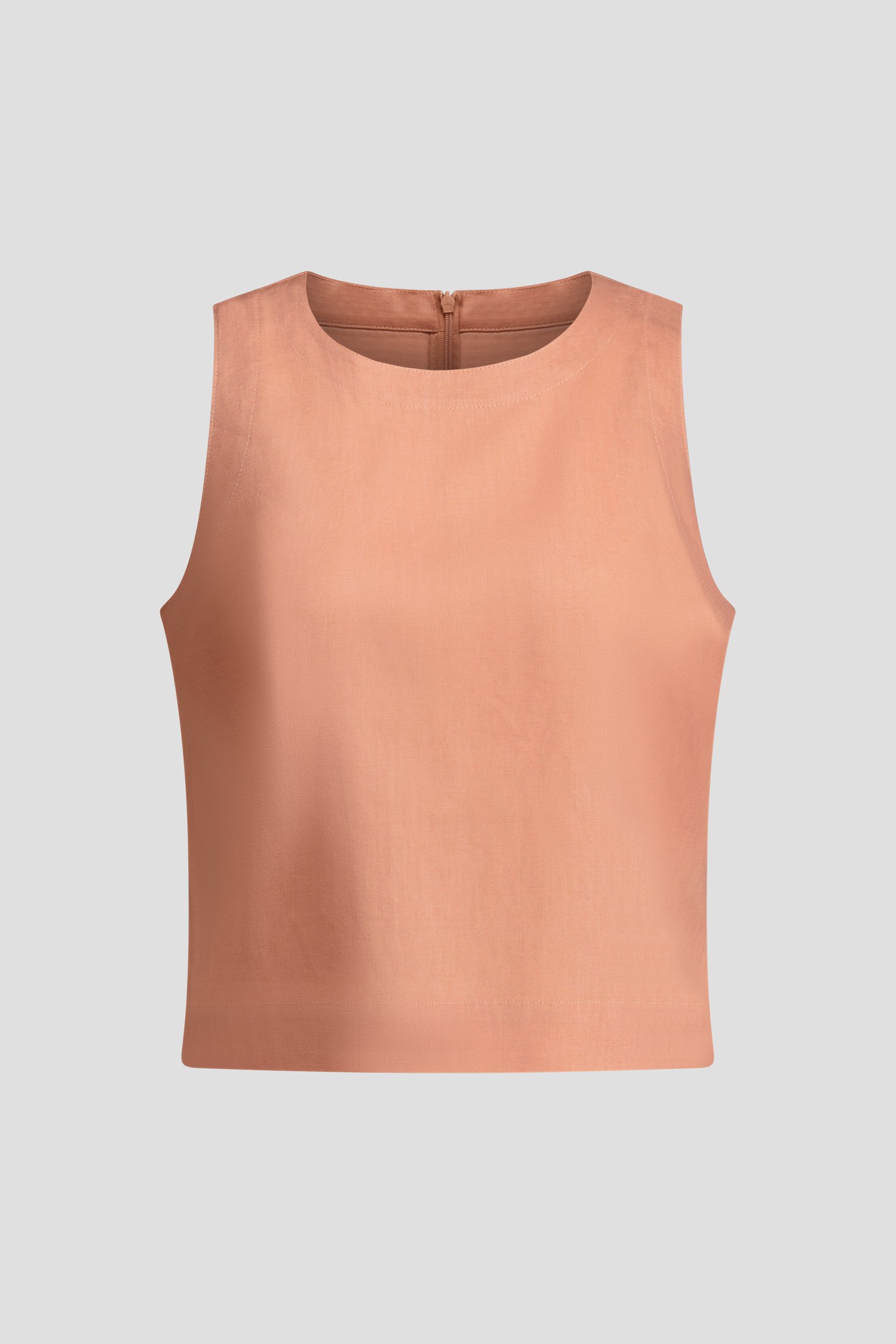 Productfoto 1 van Lichtroze linnen topje door Liberty Island voor Dames