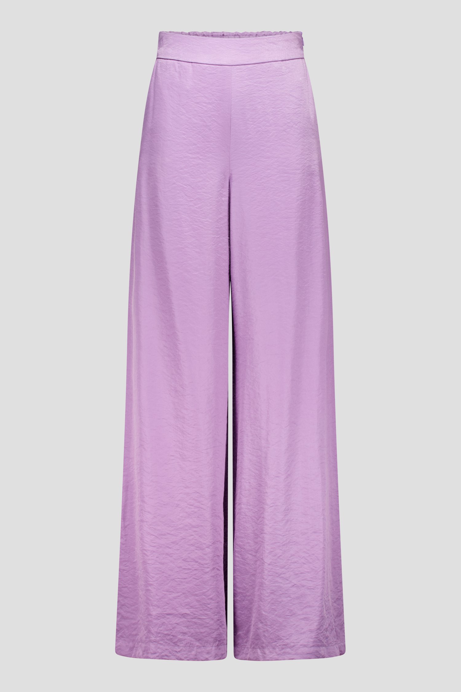 Lila wijde broek met zijdelook van D'Auvry voor Dames