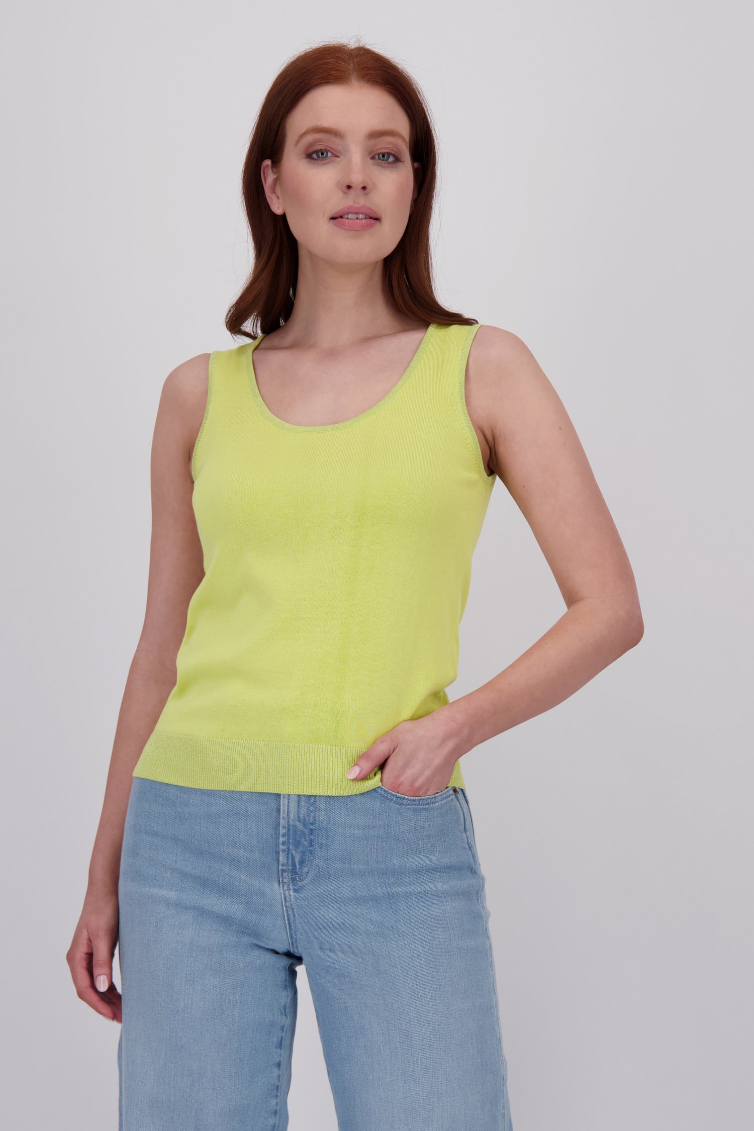 Limoengroene top van Libelle voor Dames