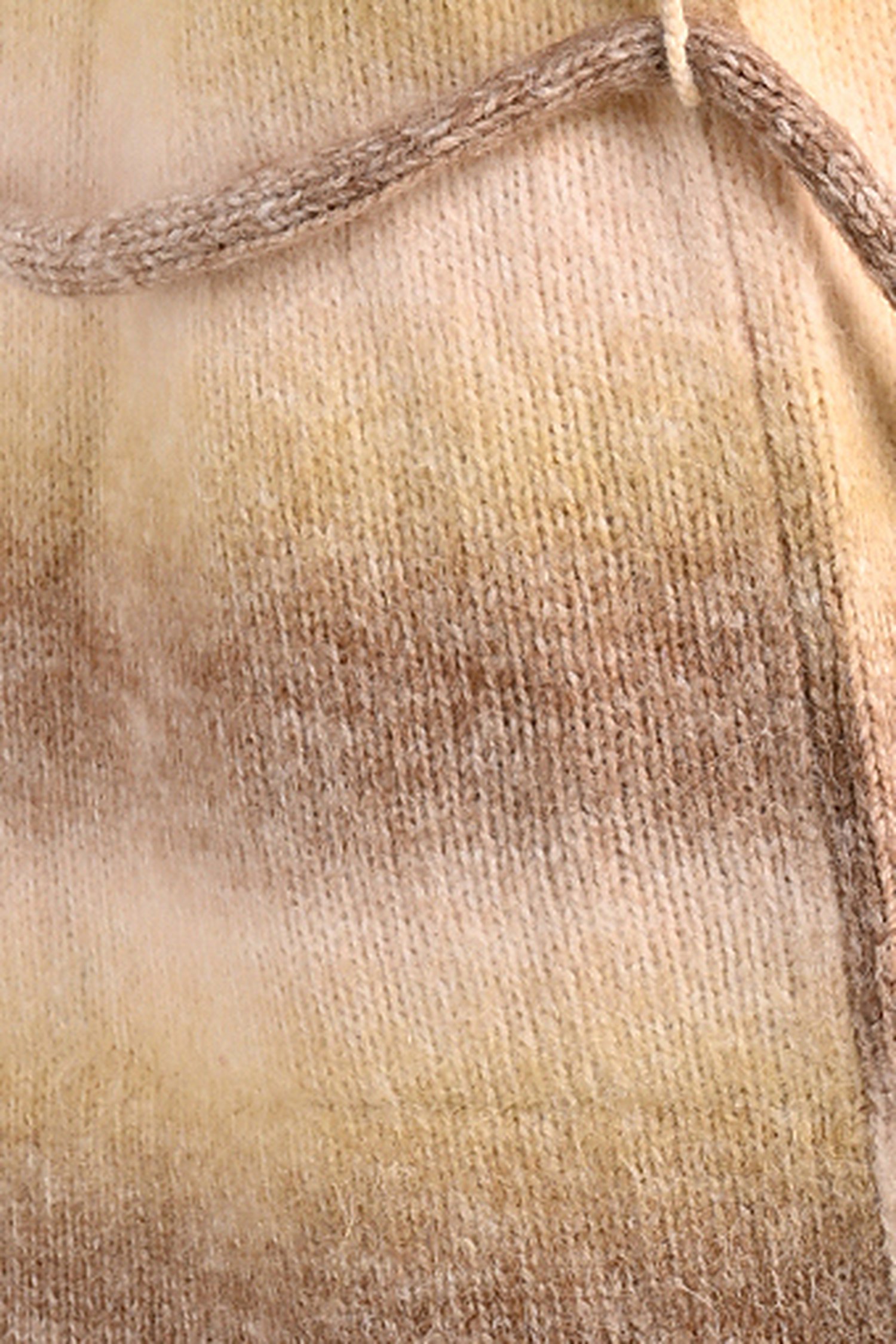 Long cardigan en beige/rose ombré de Bicalla pour Femmes