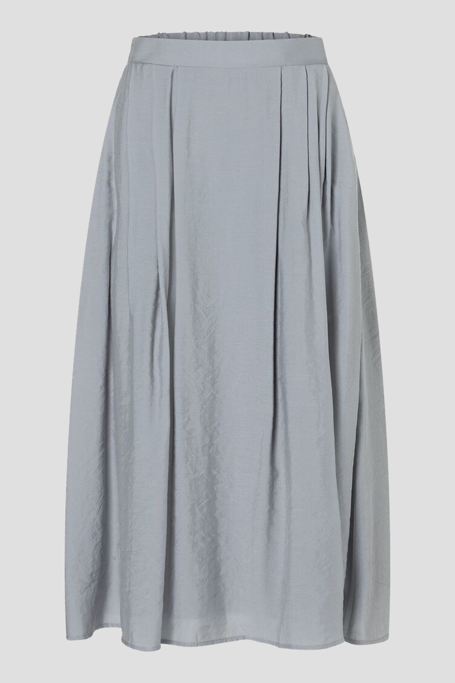 Longue jupe grise avec taille élastique de More & More pour Femmes