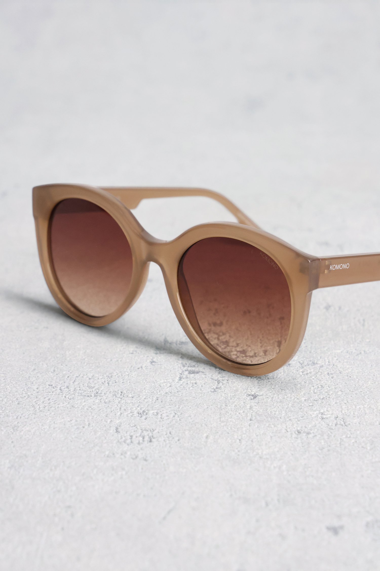 Lunettes de soleil beige clair - Ellis de Komono pour Femmes