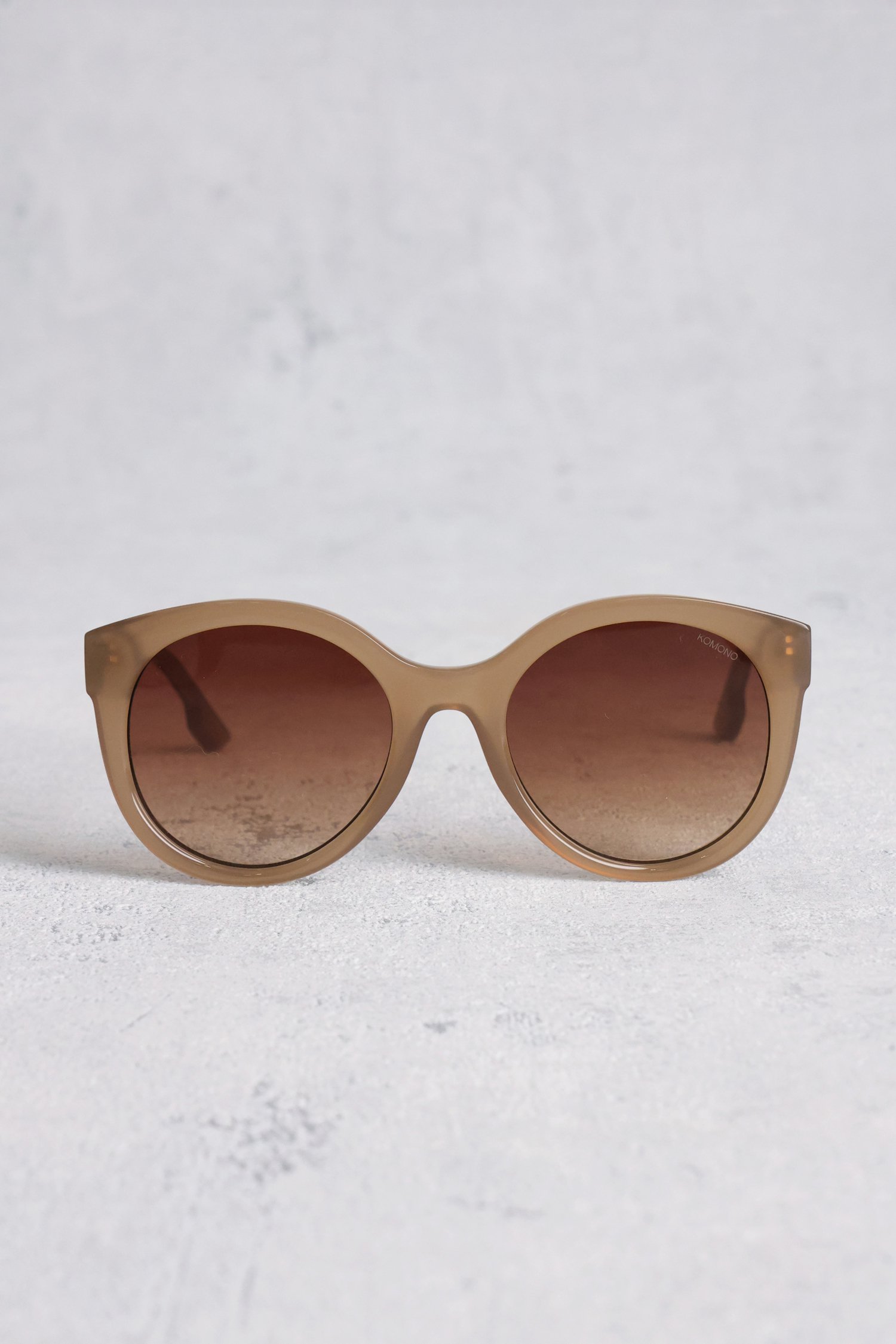 Lunettes de soleil beige clair - Ellis de Komono pour Femmes