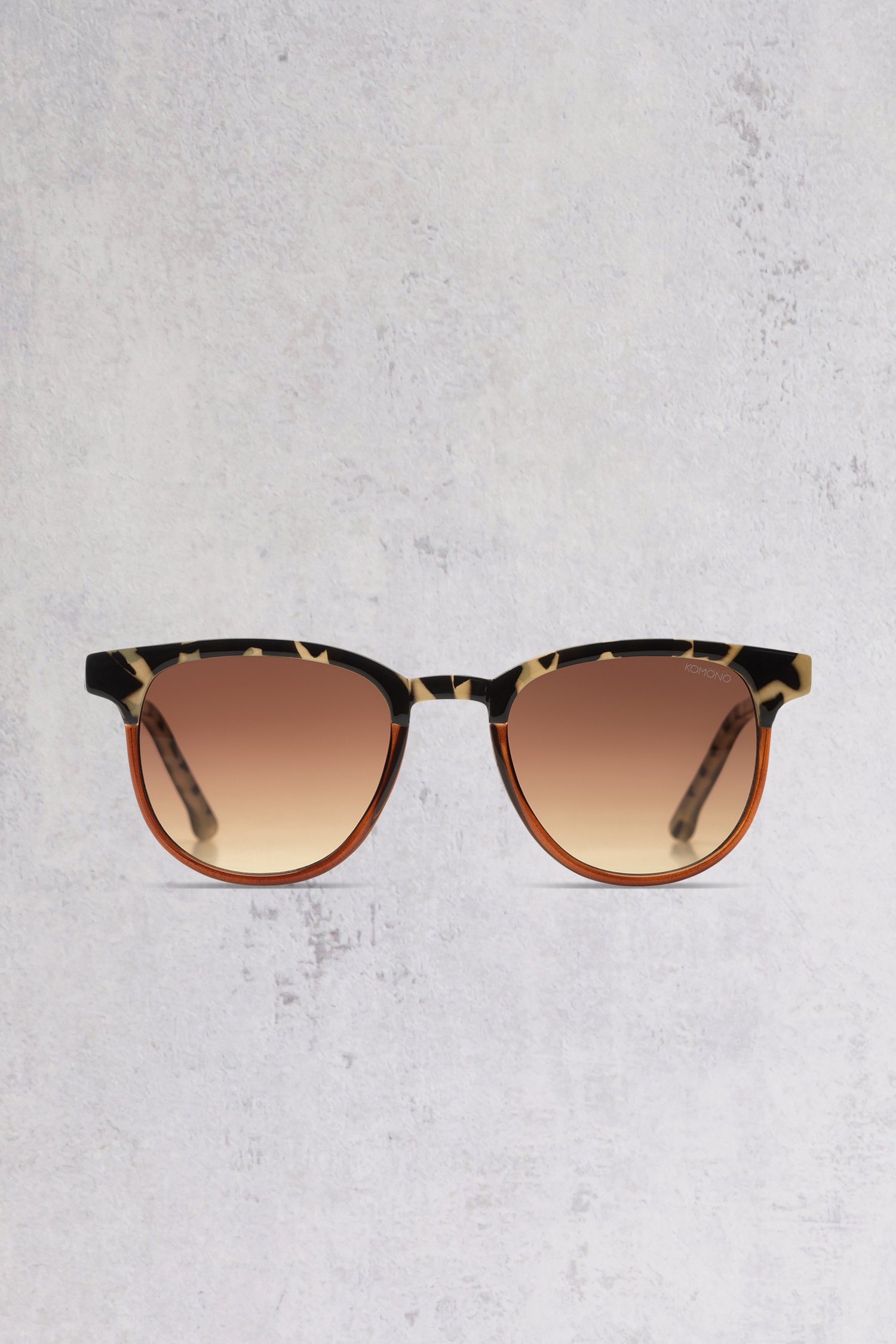 Photo produit 1 de Lunettes de soleil brunes - Francis de Komono pour Femmes