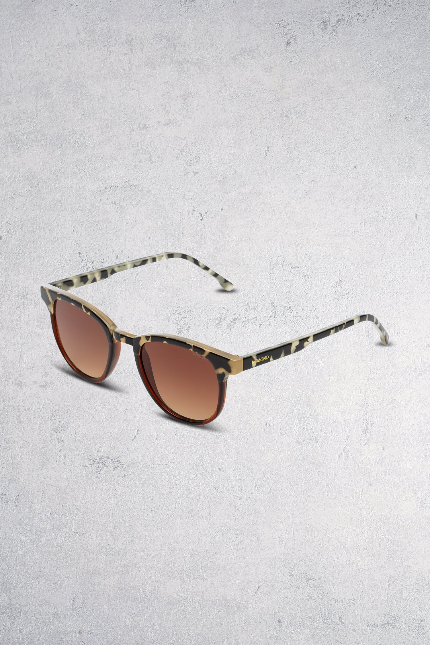 Photo produit 3 de Lunettes de soleil brunes - Francis de Komono pour Femmes
