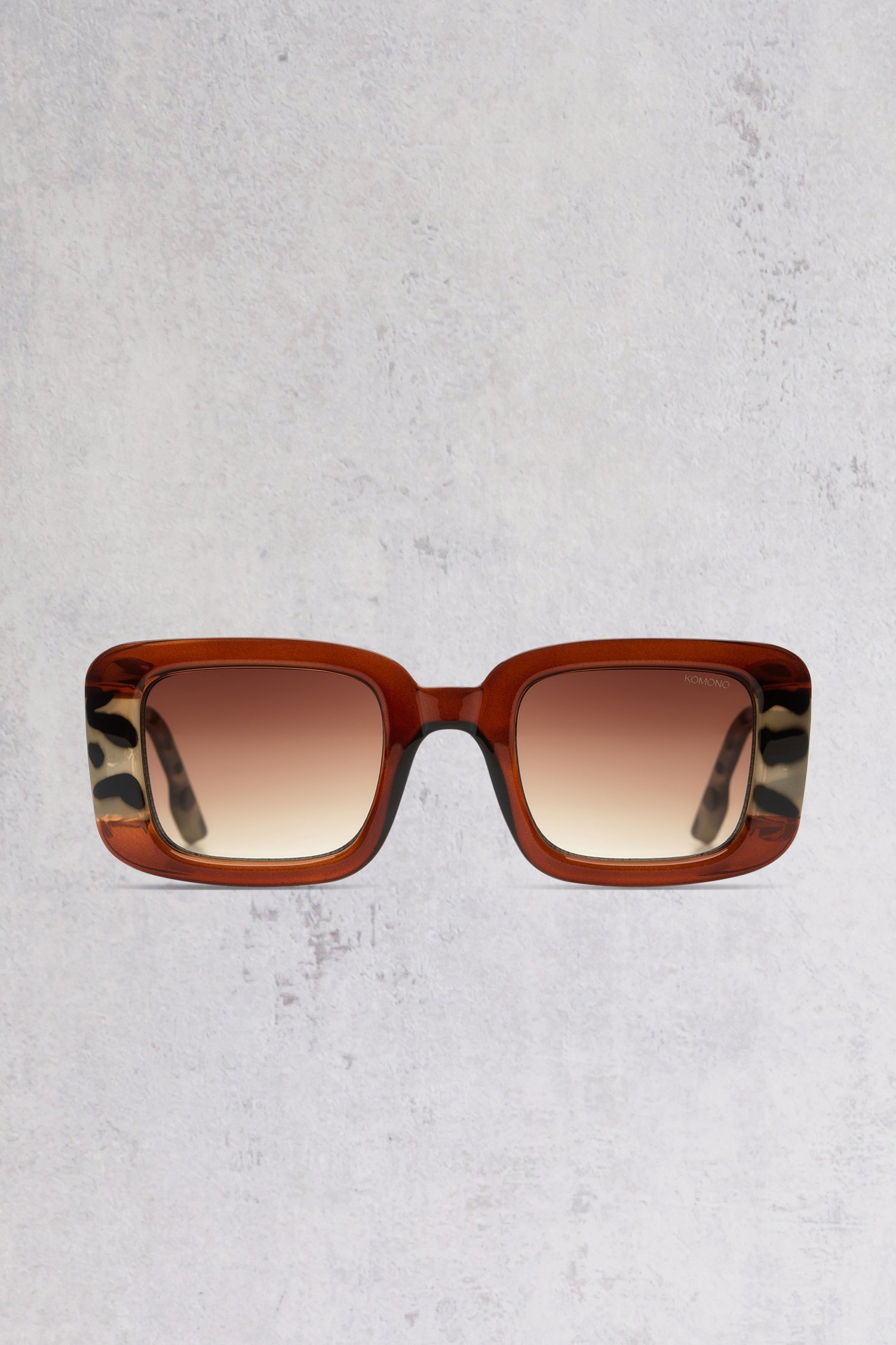 Lunettes de soleil marron - Avery de Komono pour Femmes