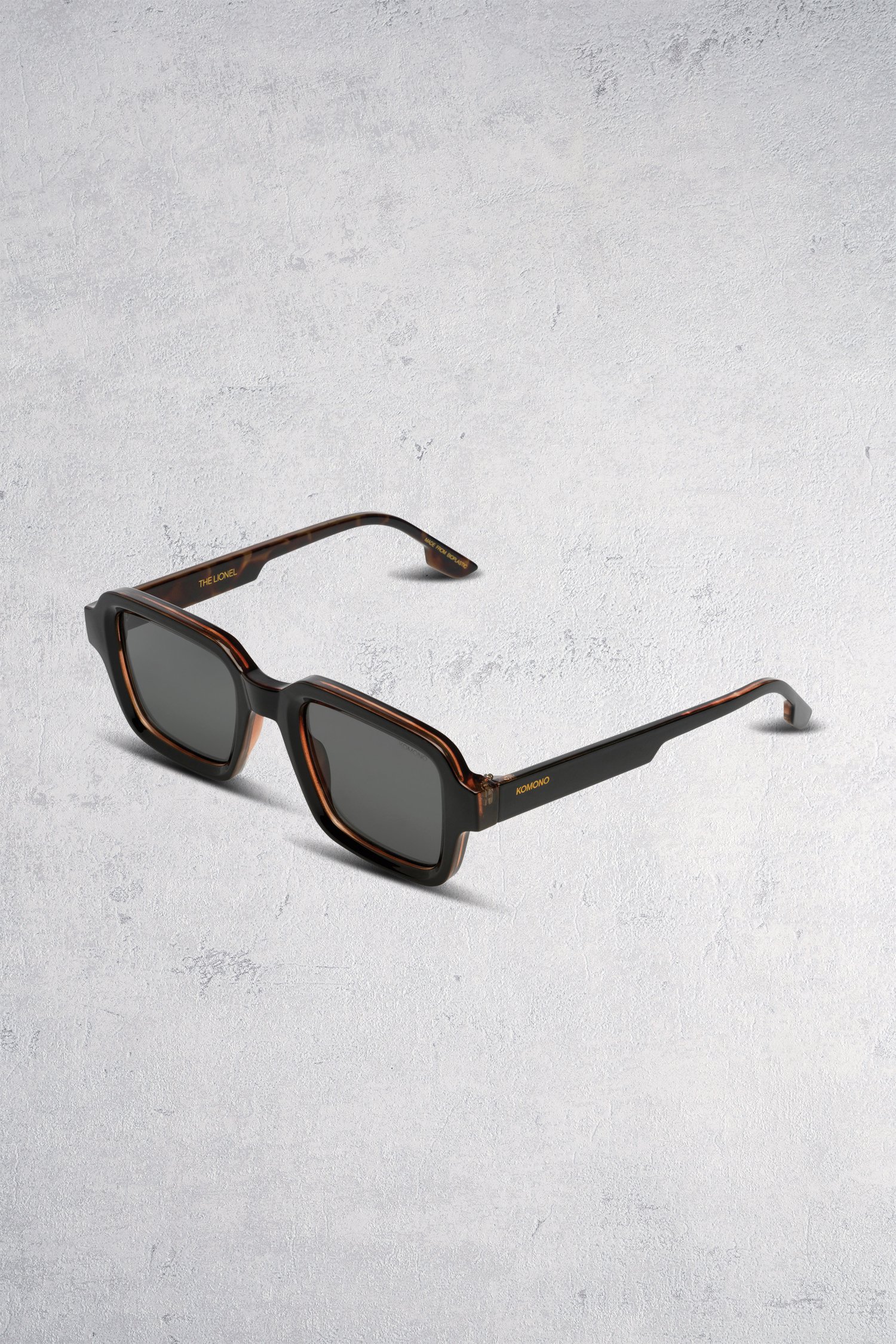 Lunettes de soleil noires - Lionel de Komono pour Hommes