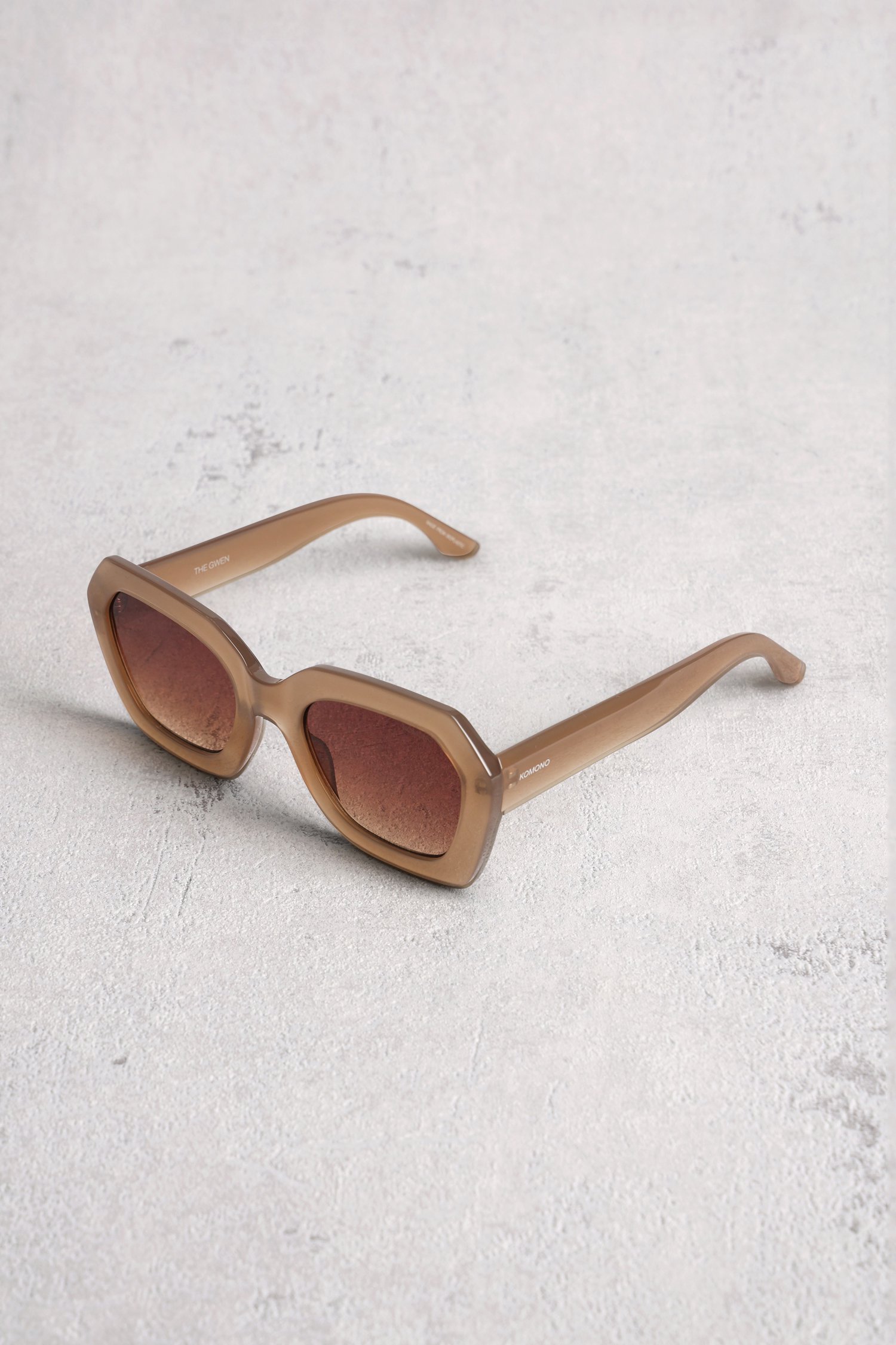 Photo produit 1 de Lunettes de soleil taupe - Gwen de Komono pour Femmes