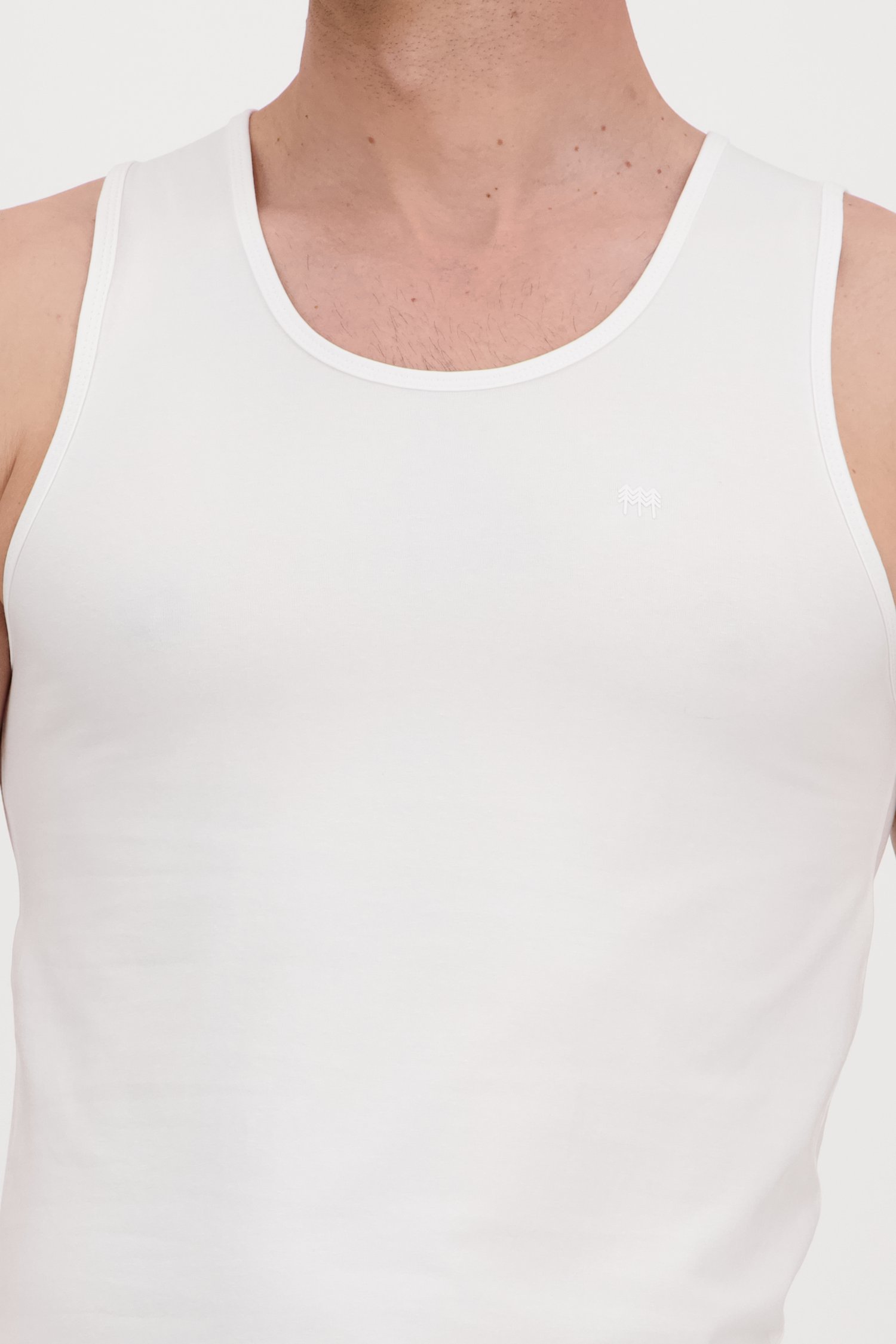 Maillot de corps blanc  de Ravøtt pour Hommes