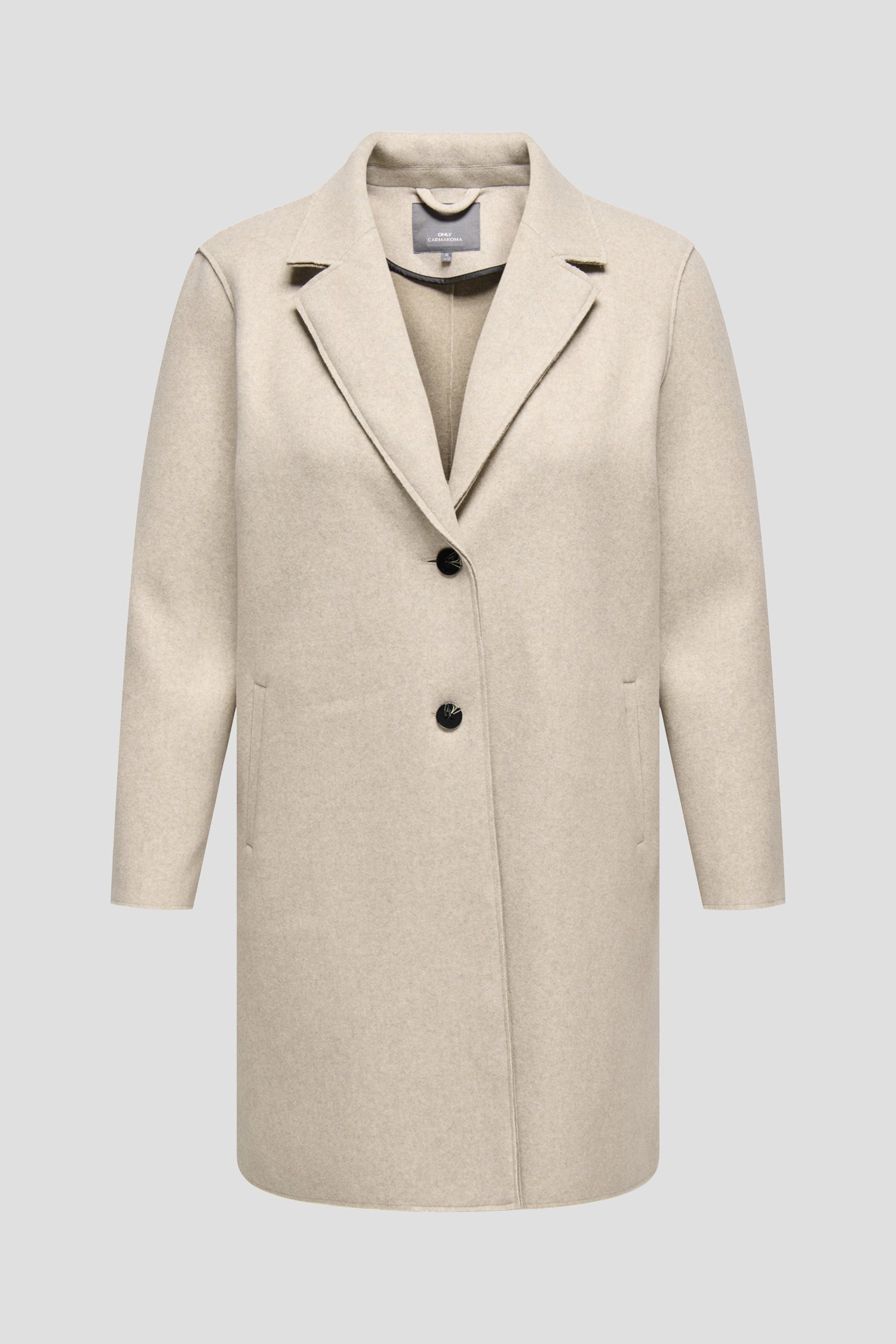 Photo produit 1 de Manteau beige de ONLY Carmakoma pour Femmes
