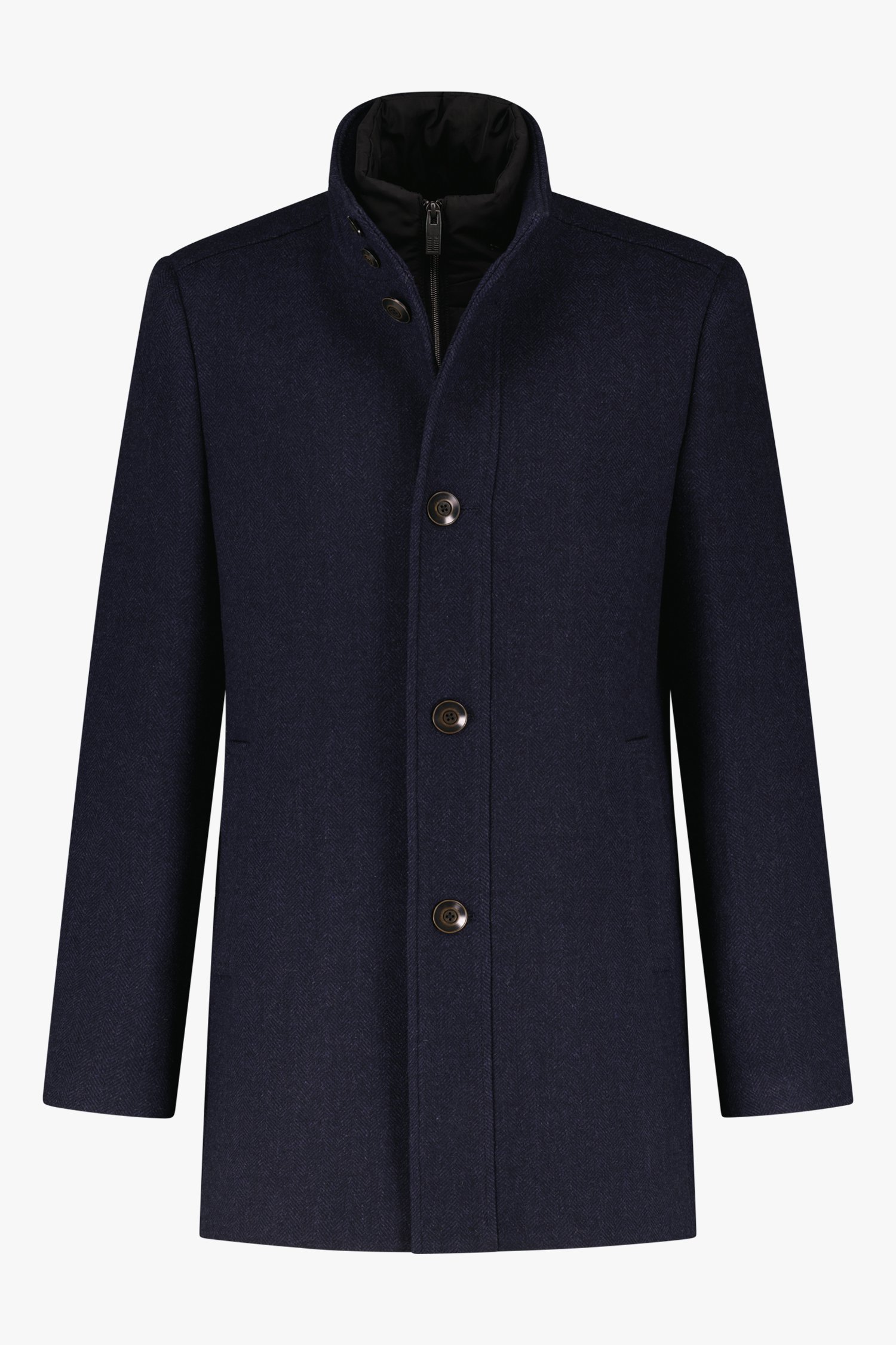 Manteau bleu foncé de Upper East pour Hommes