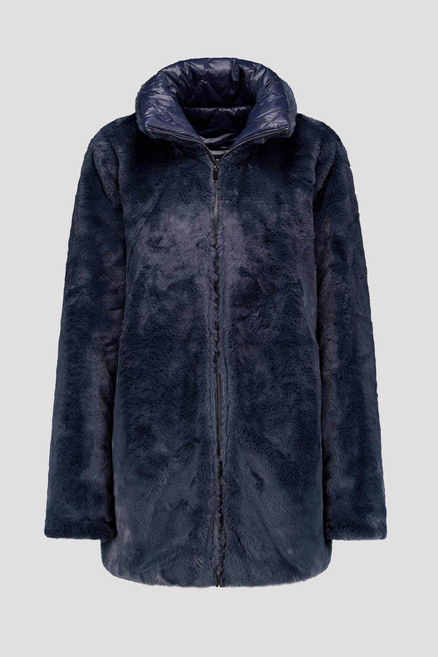 Manteau bleu - réversible de Claude Arielle pour Femmes