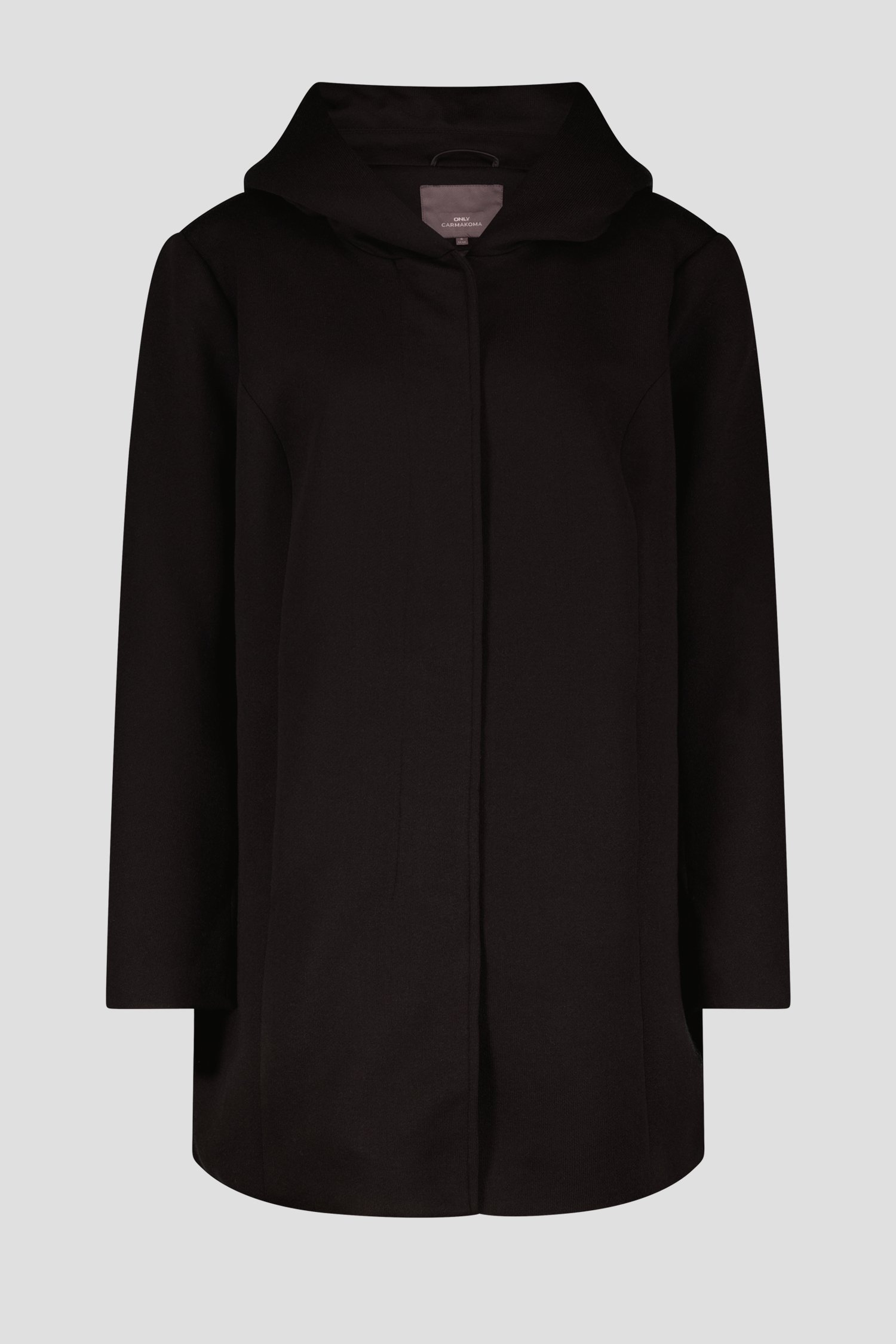 Manteau noir mi-long de Only Carmakoma pour Femmes
