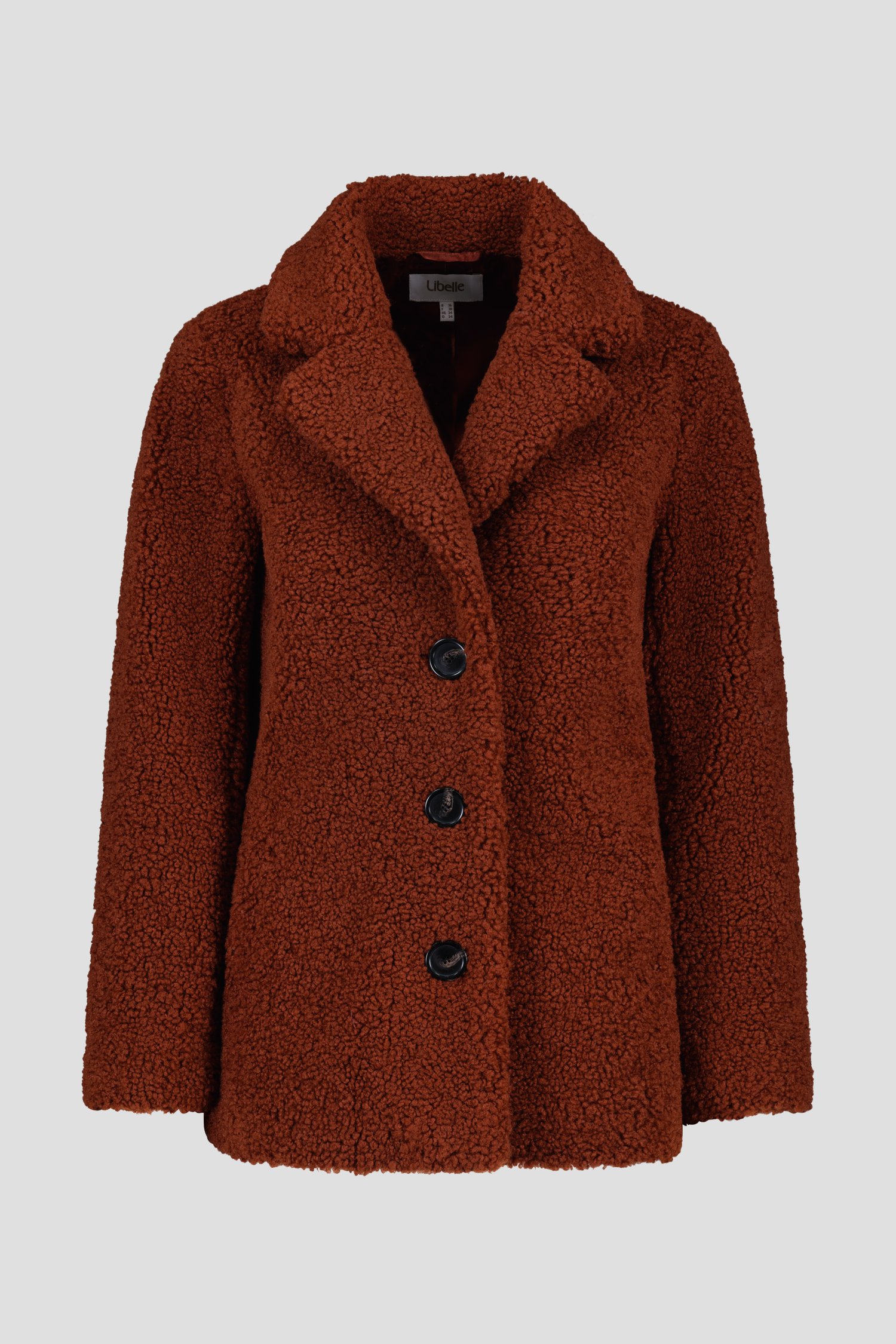 Manteau discount teddy marron