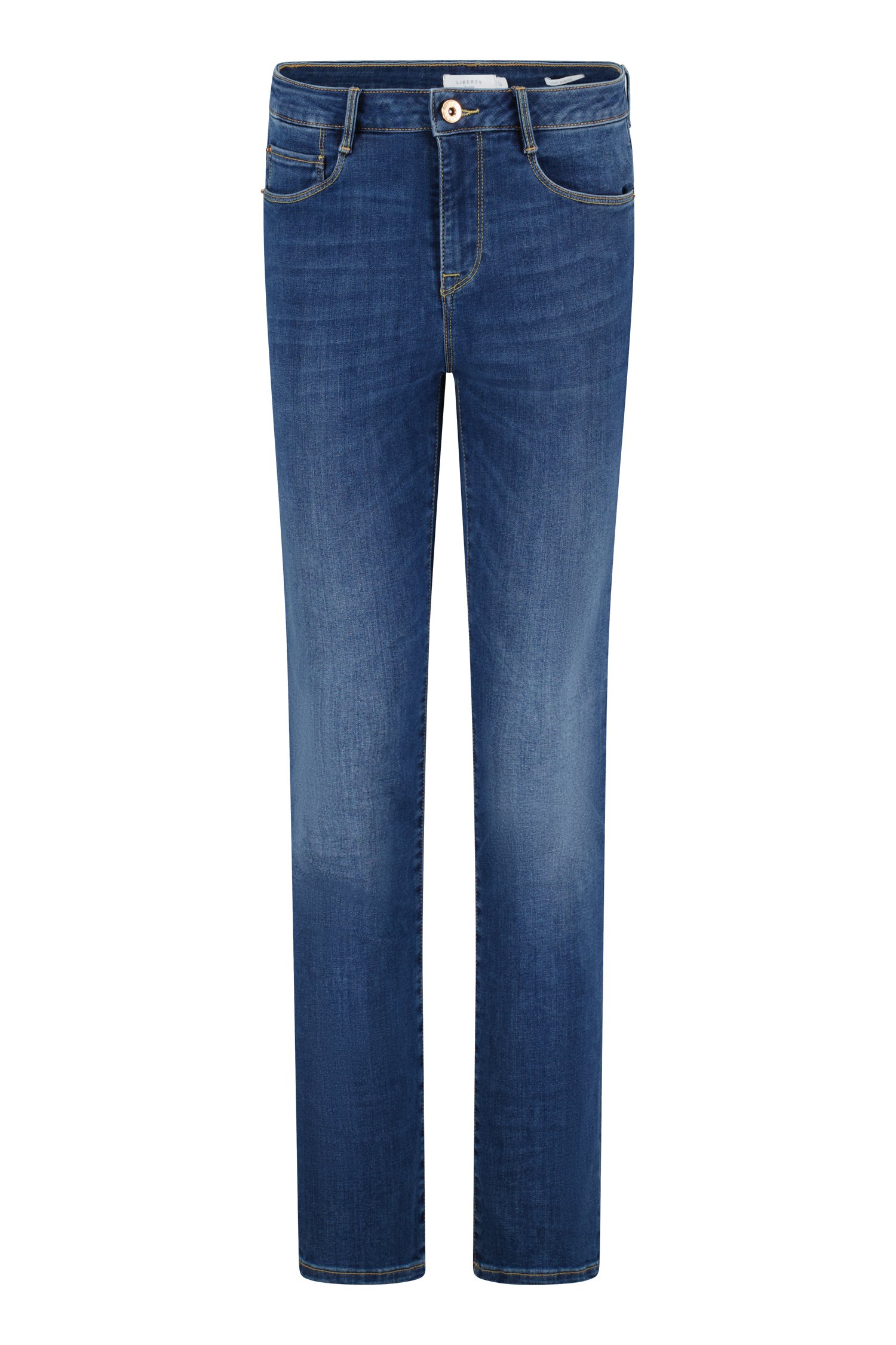 Medium blauwe jeans - Lily - slim fit - L32 van Liberty Island Denim voor Dames