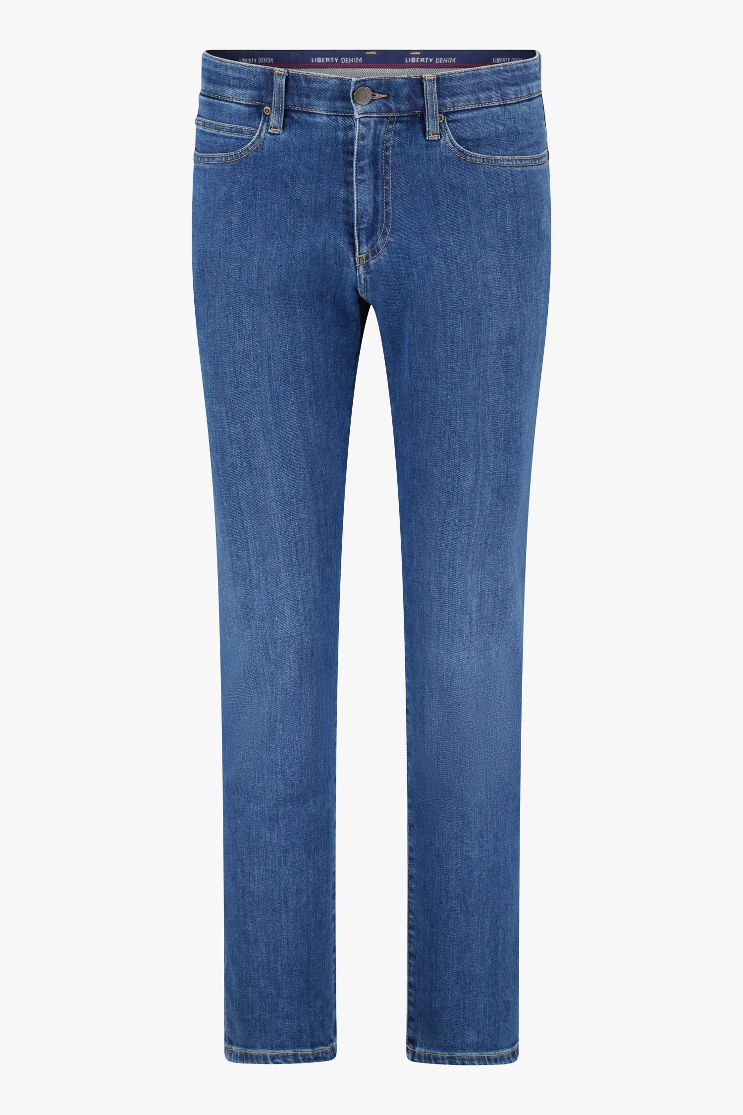 Mediumblauwe jeans - Jan - comfort fit - L30 van Liberty Island Denim voor Heren
