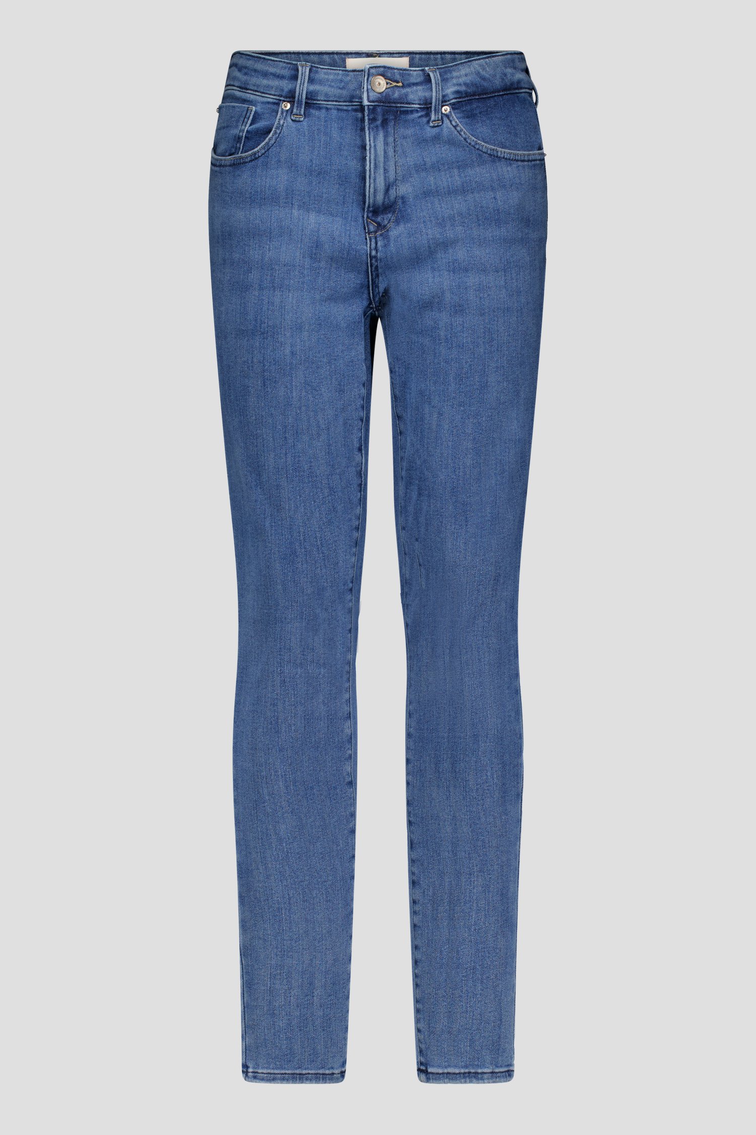 Mediumblauwe skinny jeans - L32  van Only Carmakoma voor Dames