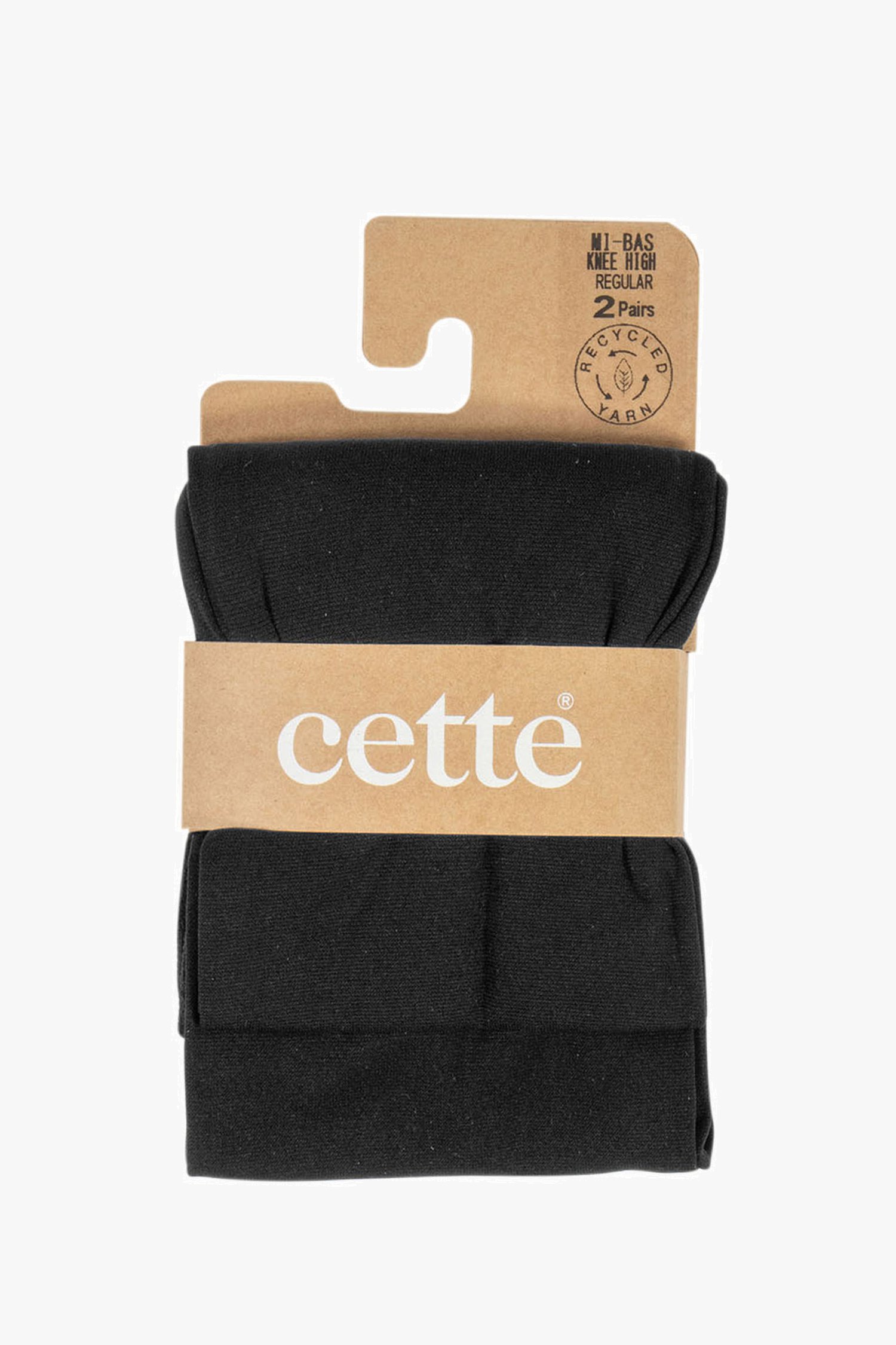Mi-bas noirs - 2 paires de Cette pour Femmes