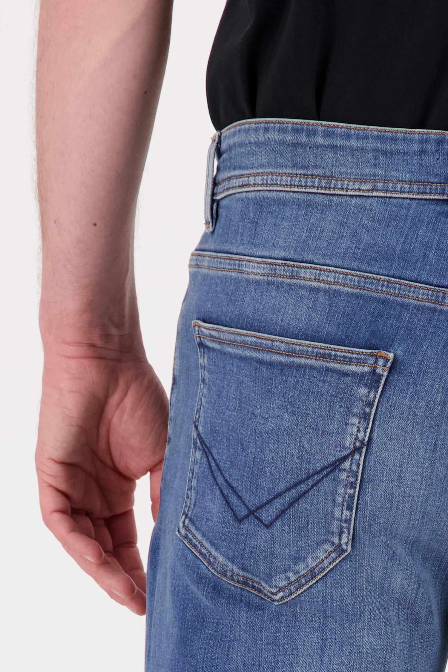 Middenblauwe jeans - Lars - slim fit - L36 van Liberty Island Denim voor Heren