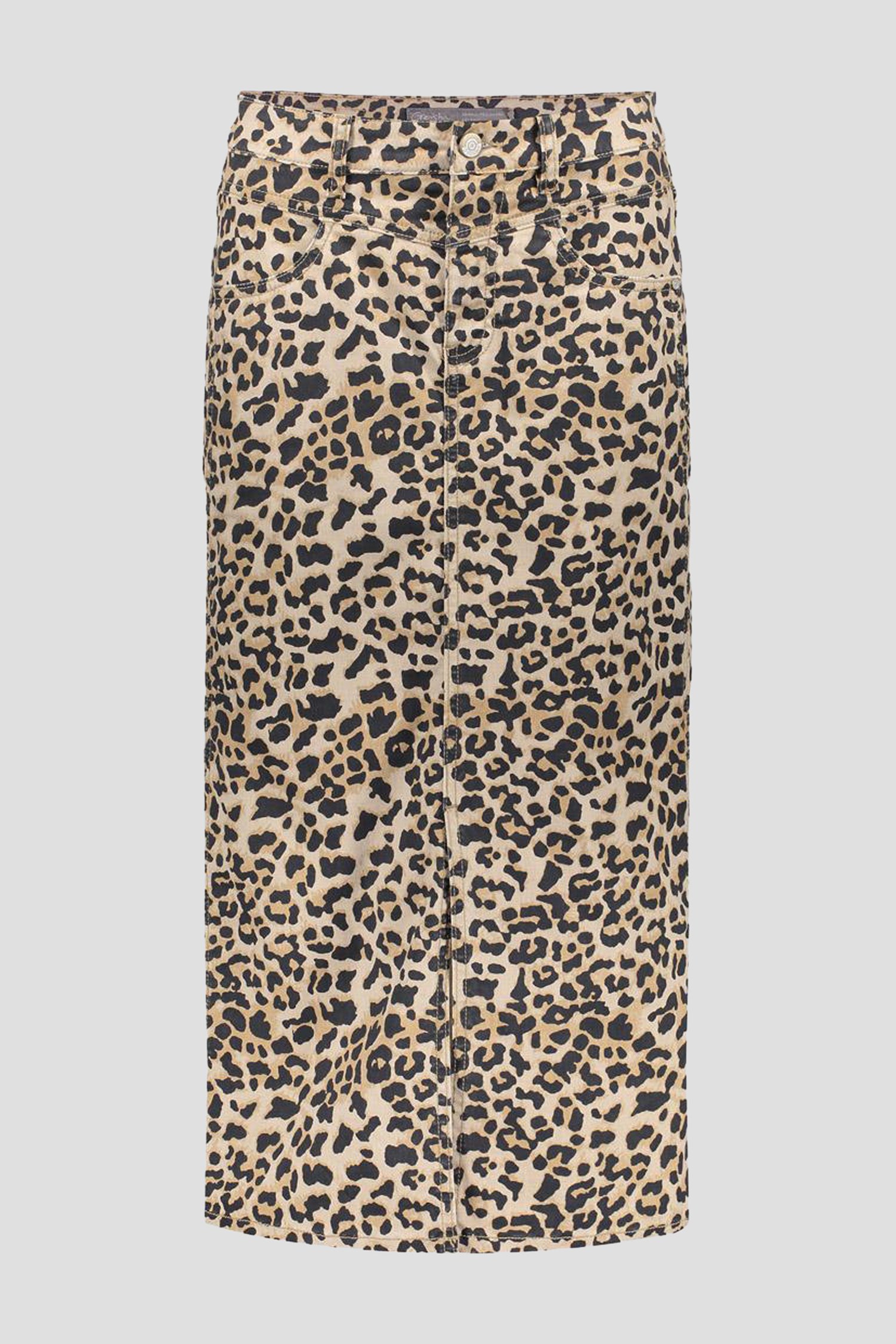 Midi rok met luipaardprint van Geisha voor Dames