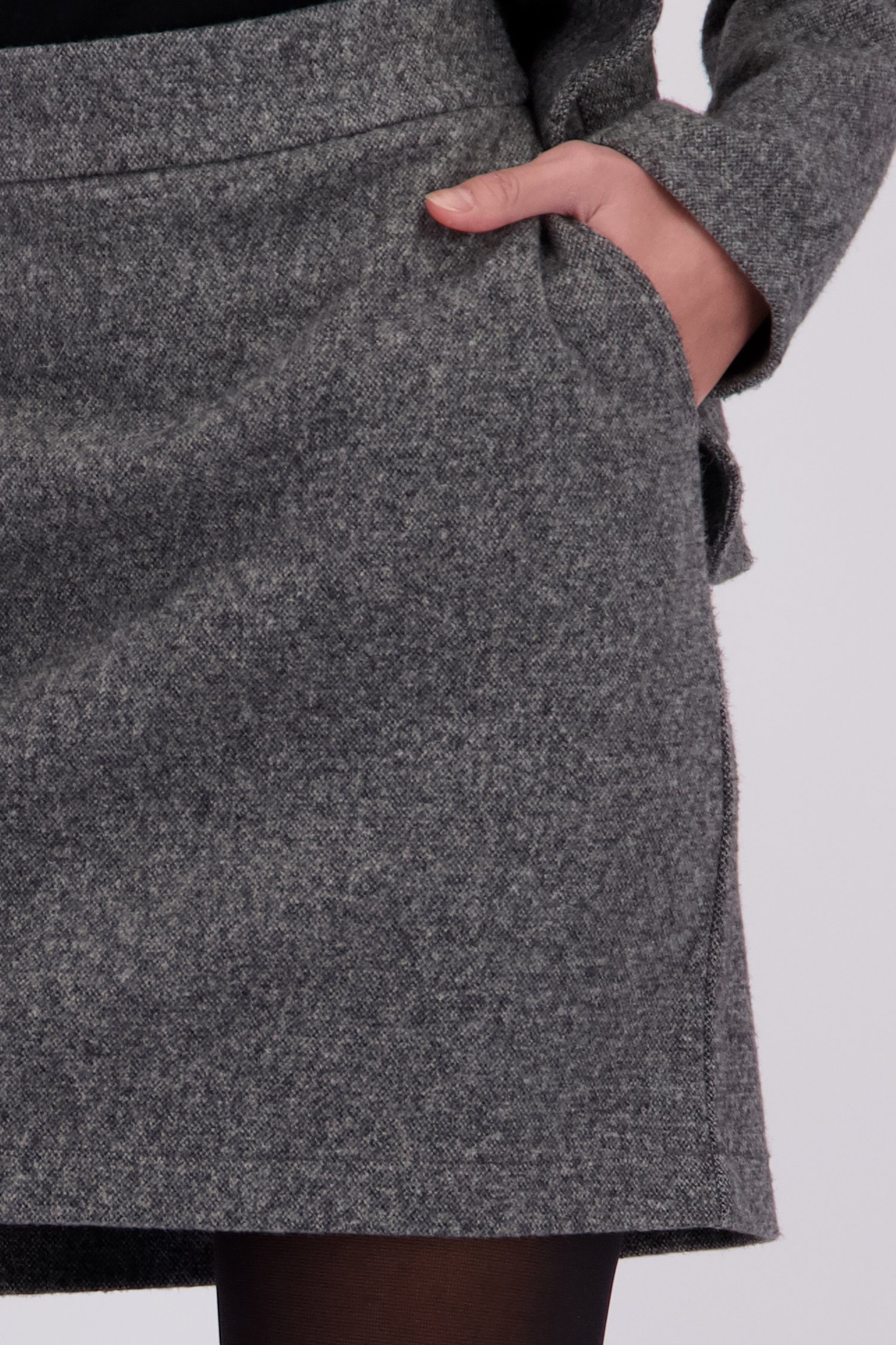 Détail de Mini-jupe grise  de Marc O'Polo pour Femmes