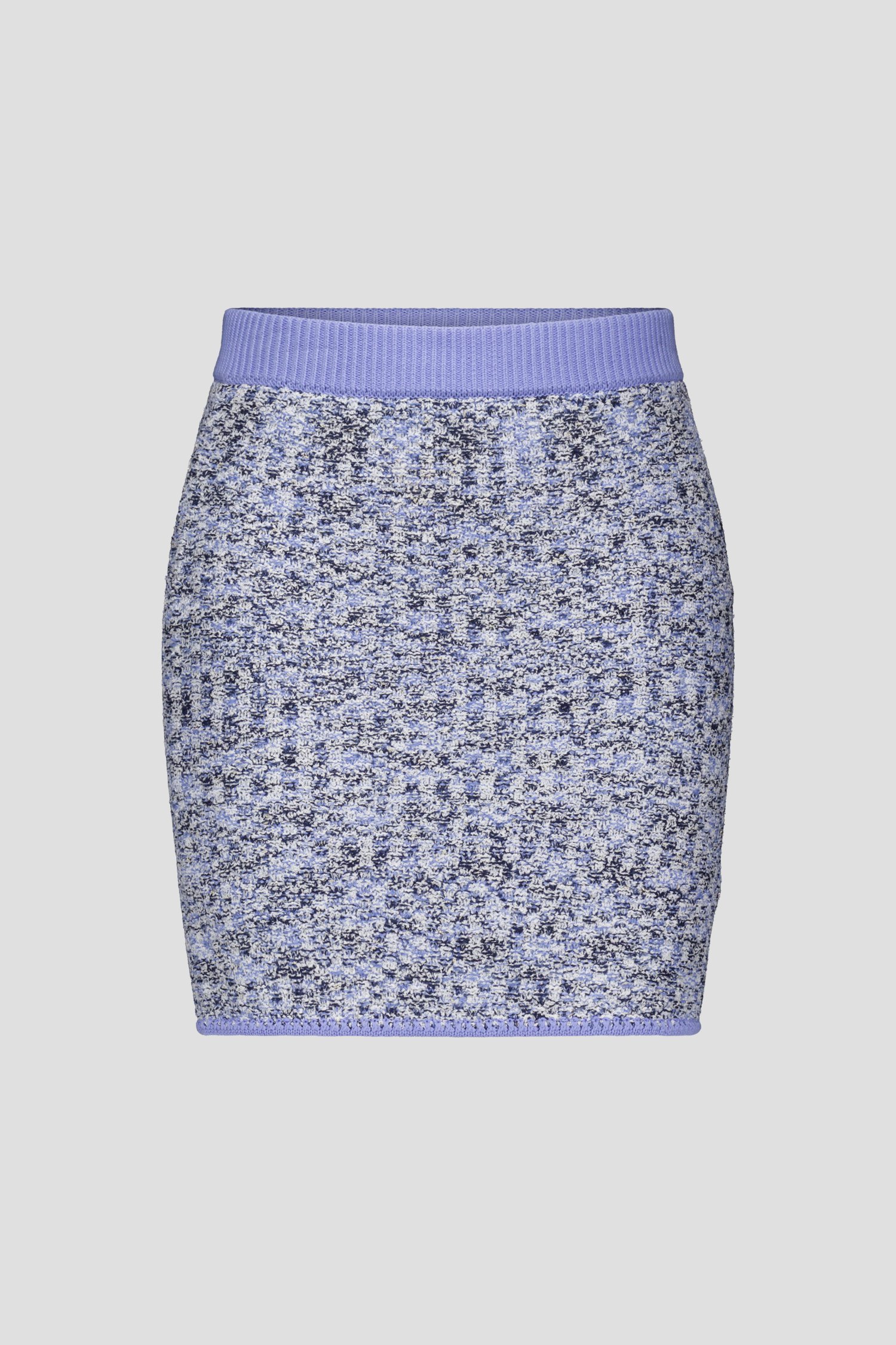 Minijupe en tricot bleu clair de Louise pour Femmes