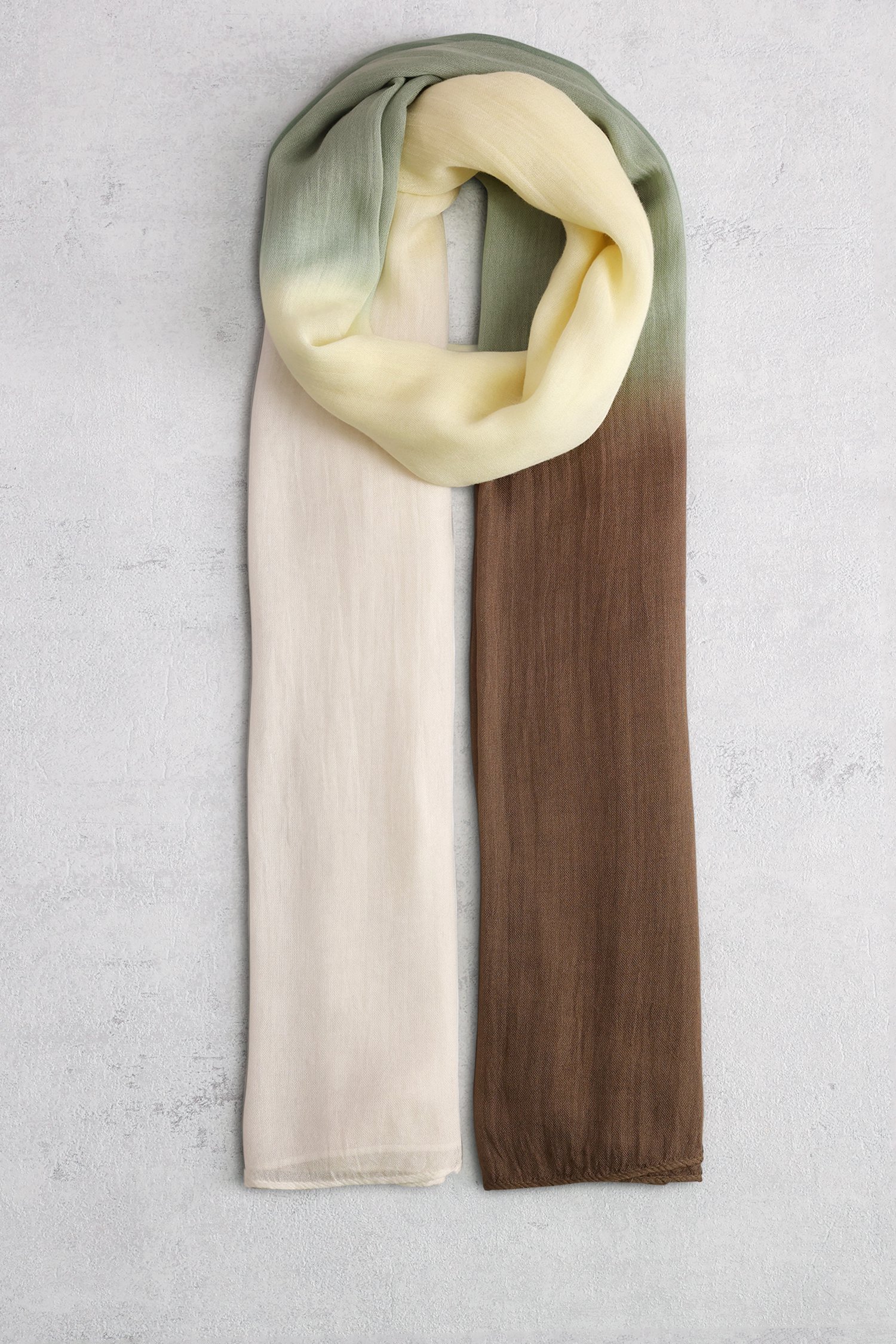 Voorkant van Multicolor sjaaltje met dégradé-effect door D'Auvry voor Dames