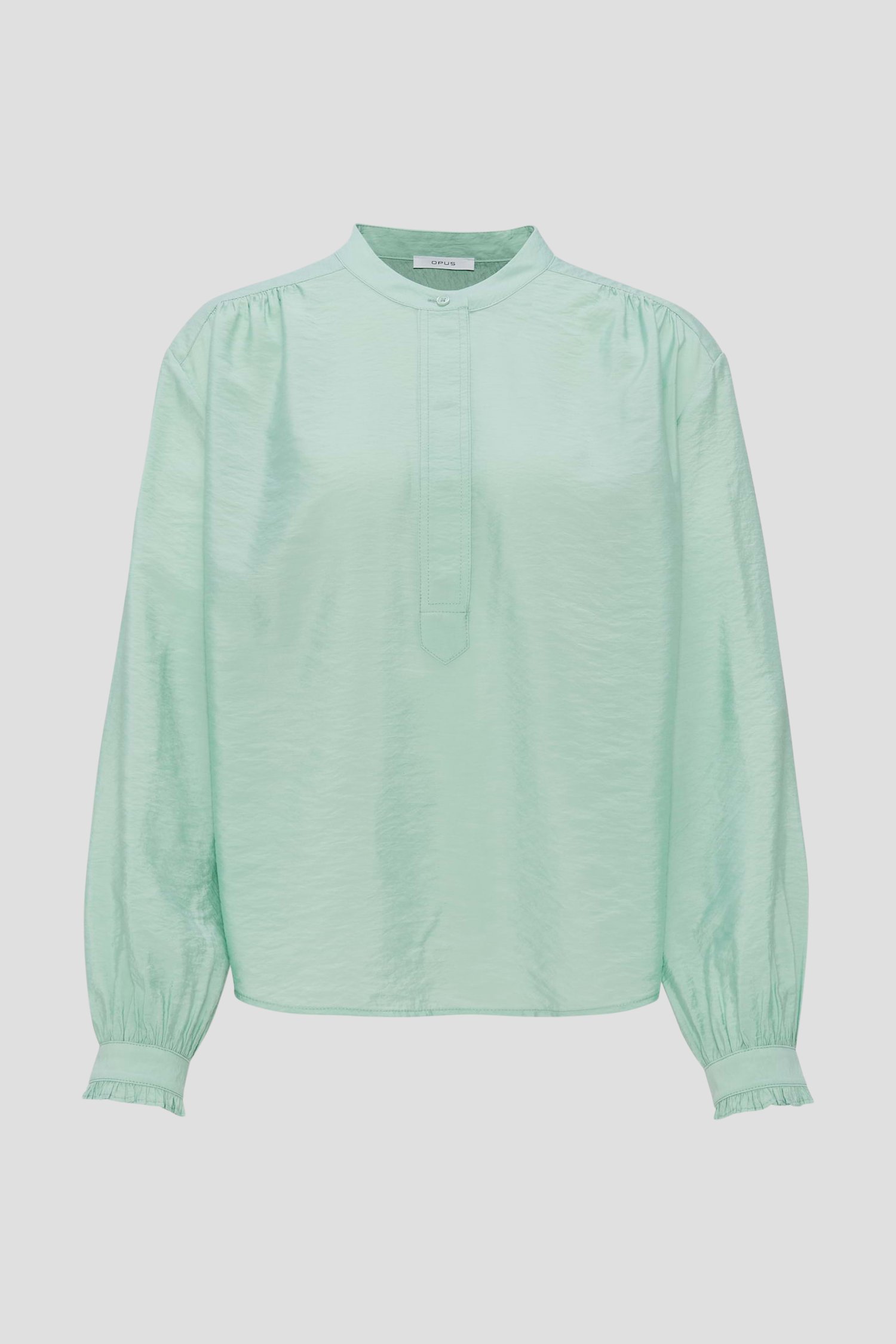 Muntgroene blouse van Opus voor Dames