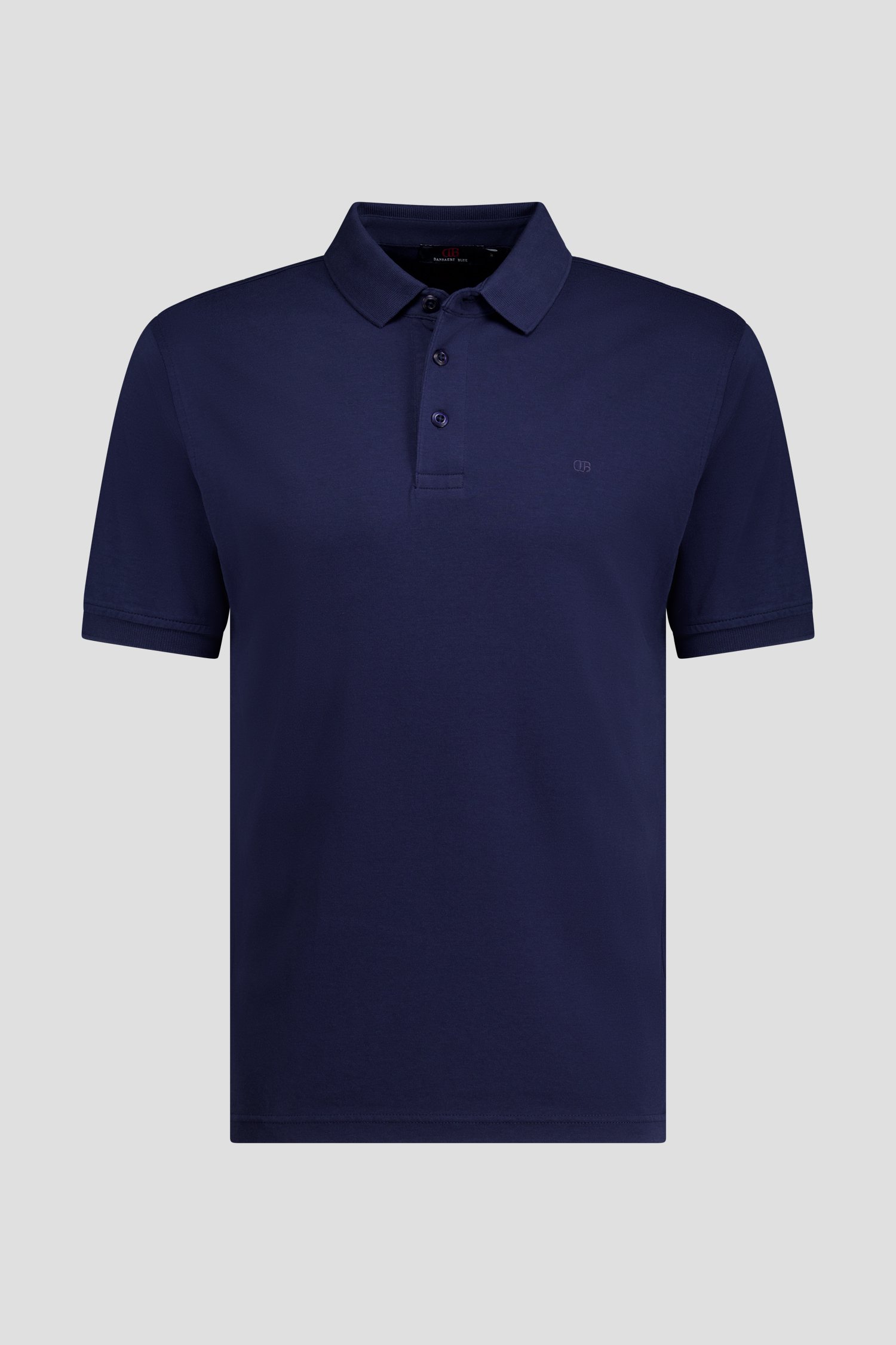 Productfoto 2 van Navy blauwe polo met korte mouwen  door Dansaert Blue voor Heren