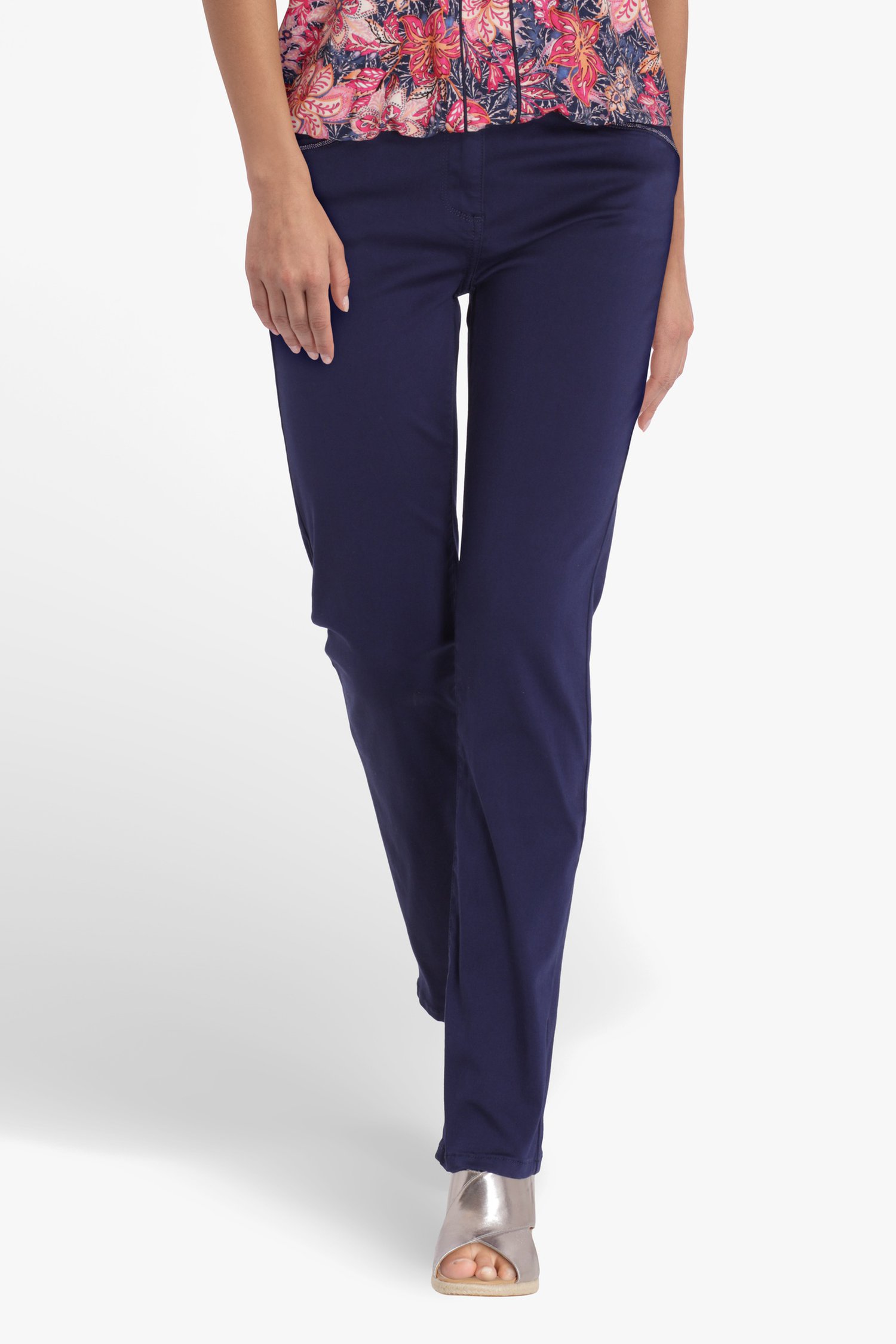 Navy broek met strass - slim fit van Diane Laury voor Dames